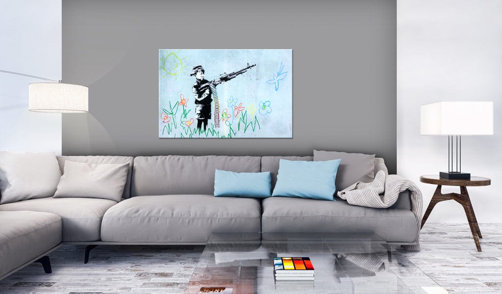 Glezna - Boy with Gun by Banksy Home Trends