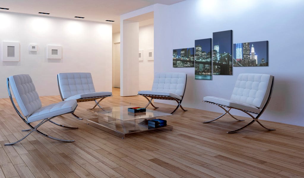 Glezna - Brooklyn Bridge illuminated at night Home Trends