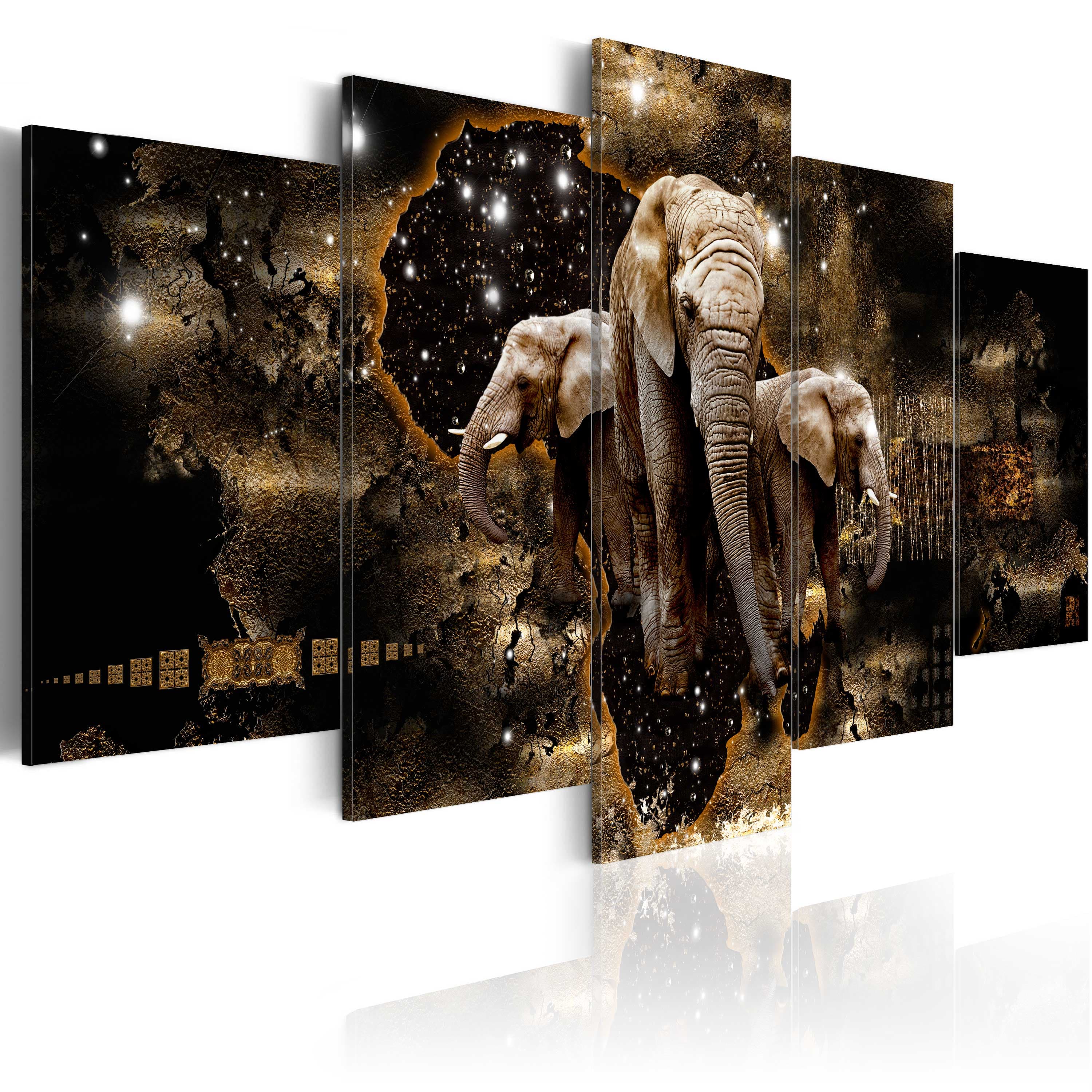 Glezna - Brown Elephants Home Trends
