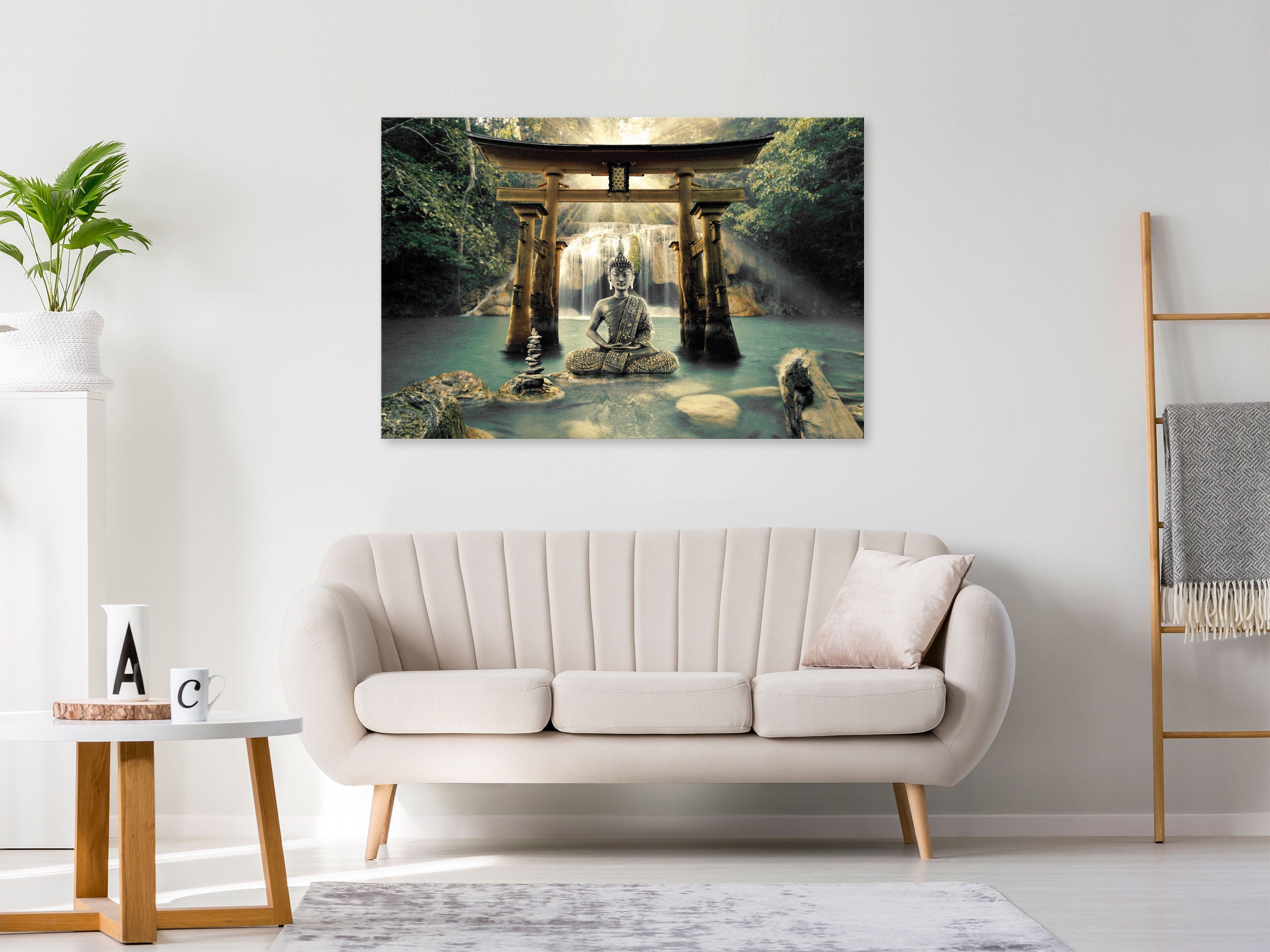 Glezna - Buddha Smile (1 Part) Wide Home Trends