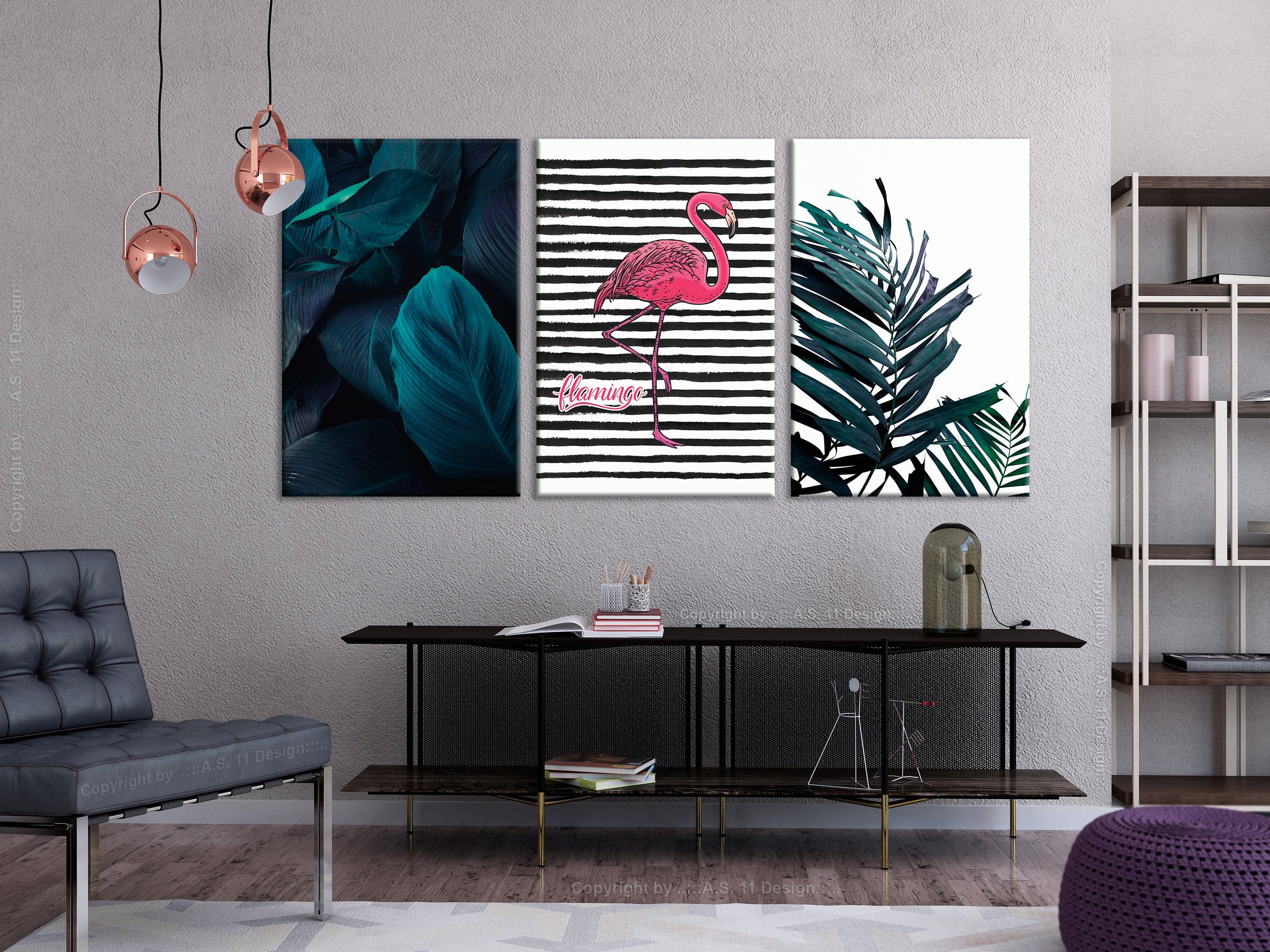 Glezna - Call of Nature (3 Parts) 120x60 Home Trends