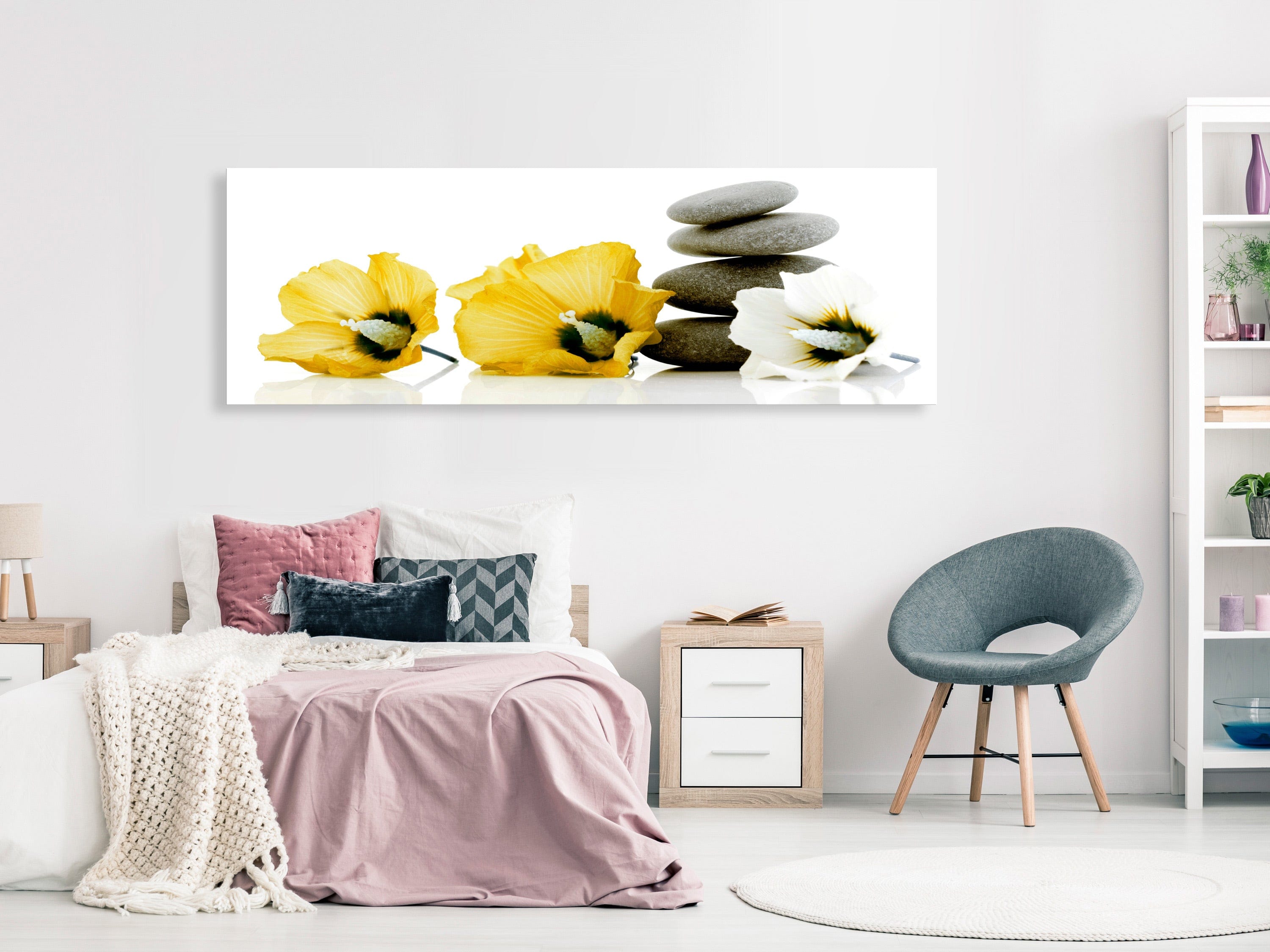 Glezna - Calm Mallow (1 Part) Narrow Yellow Home Trends