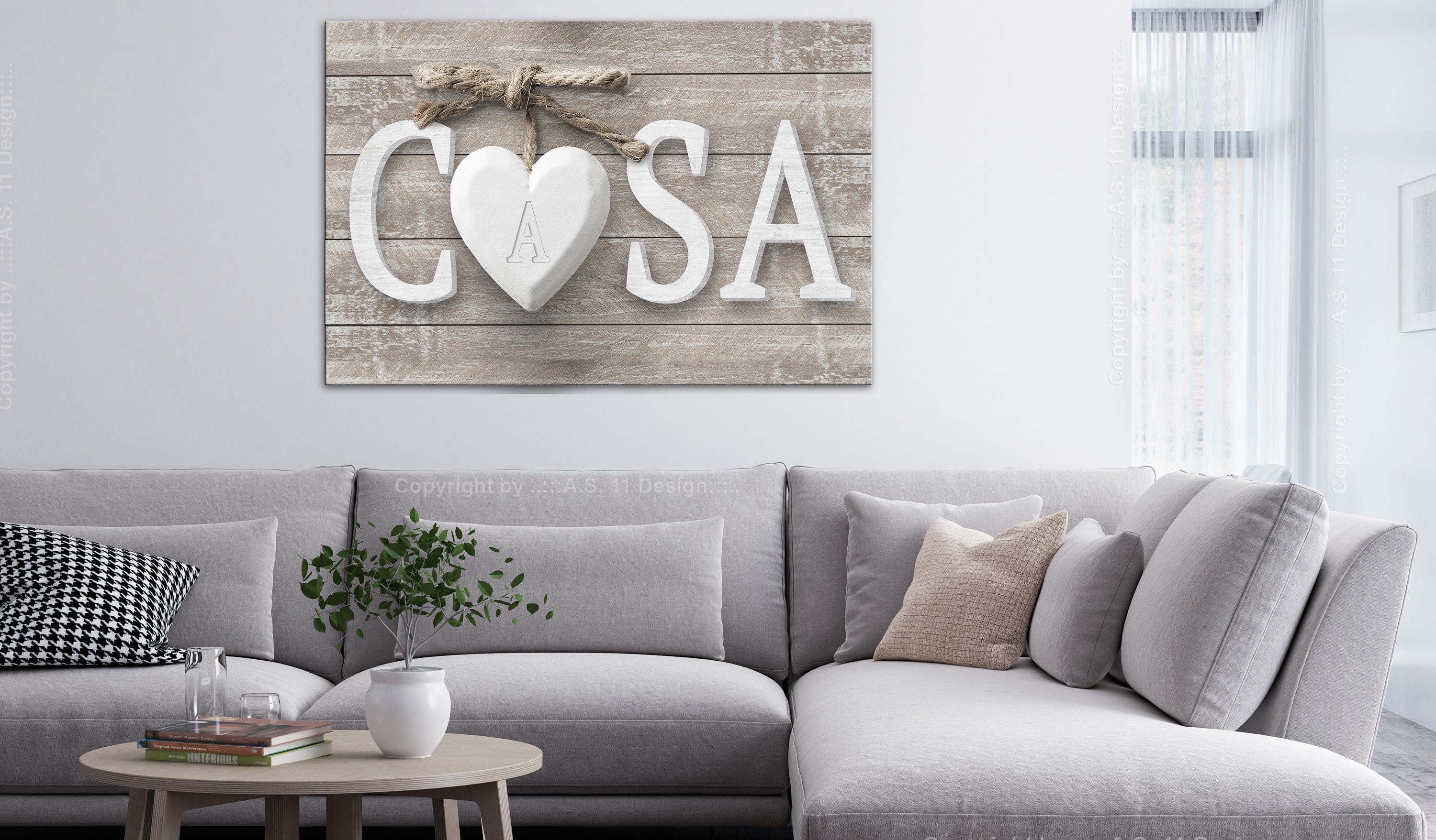 Glezna - Casa (1 Part) Wide Home Trends