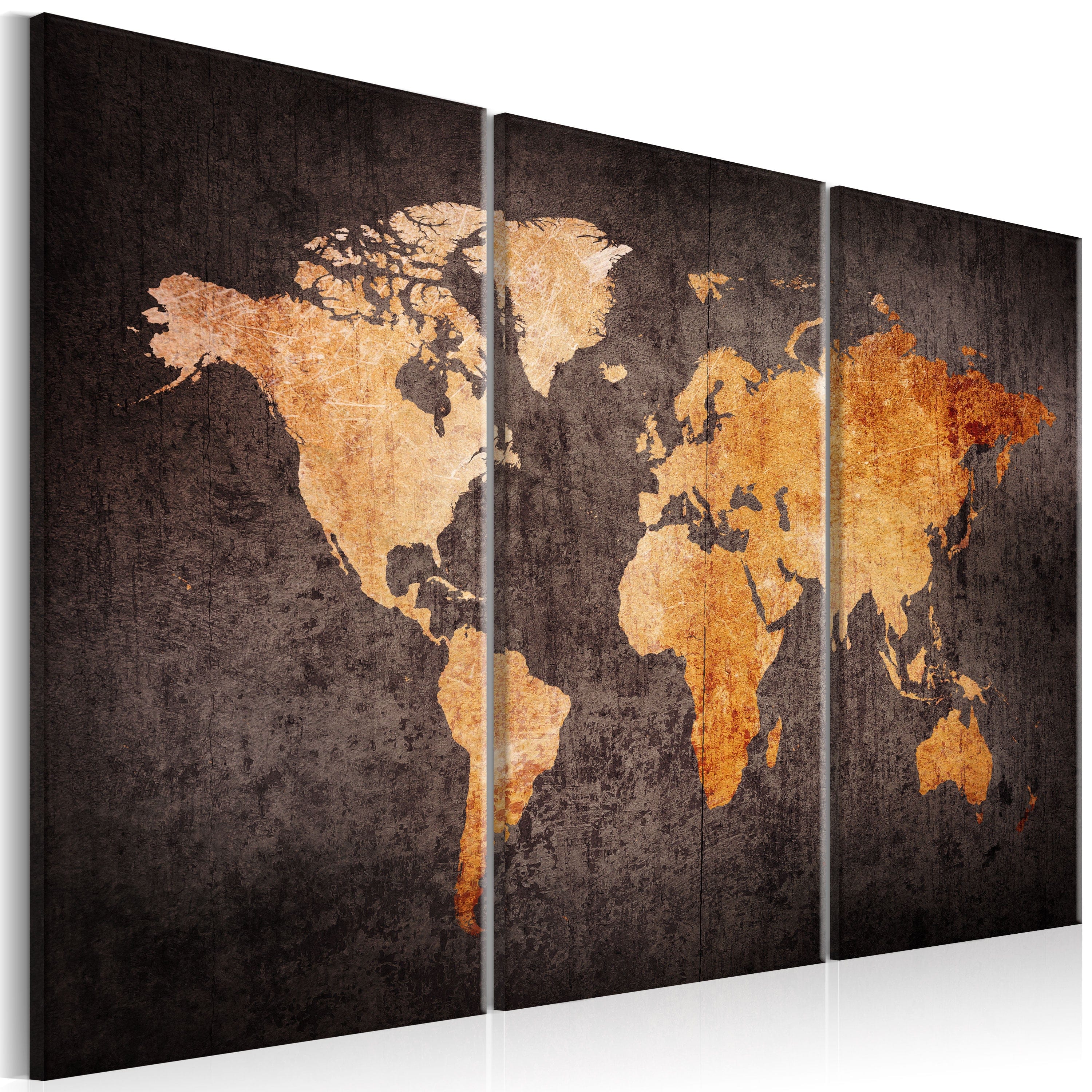 Glezna - Chestnut World Map Home Trends