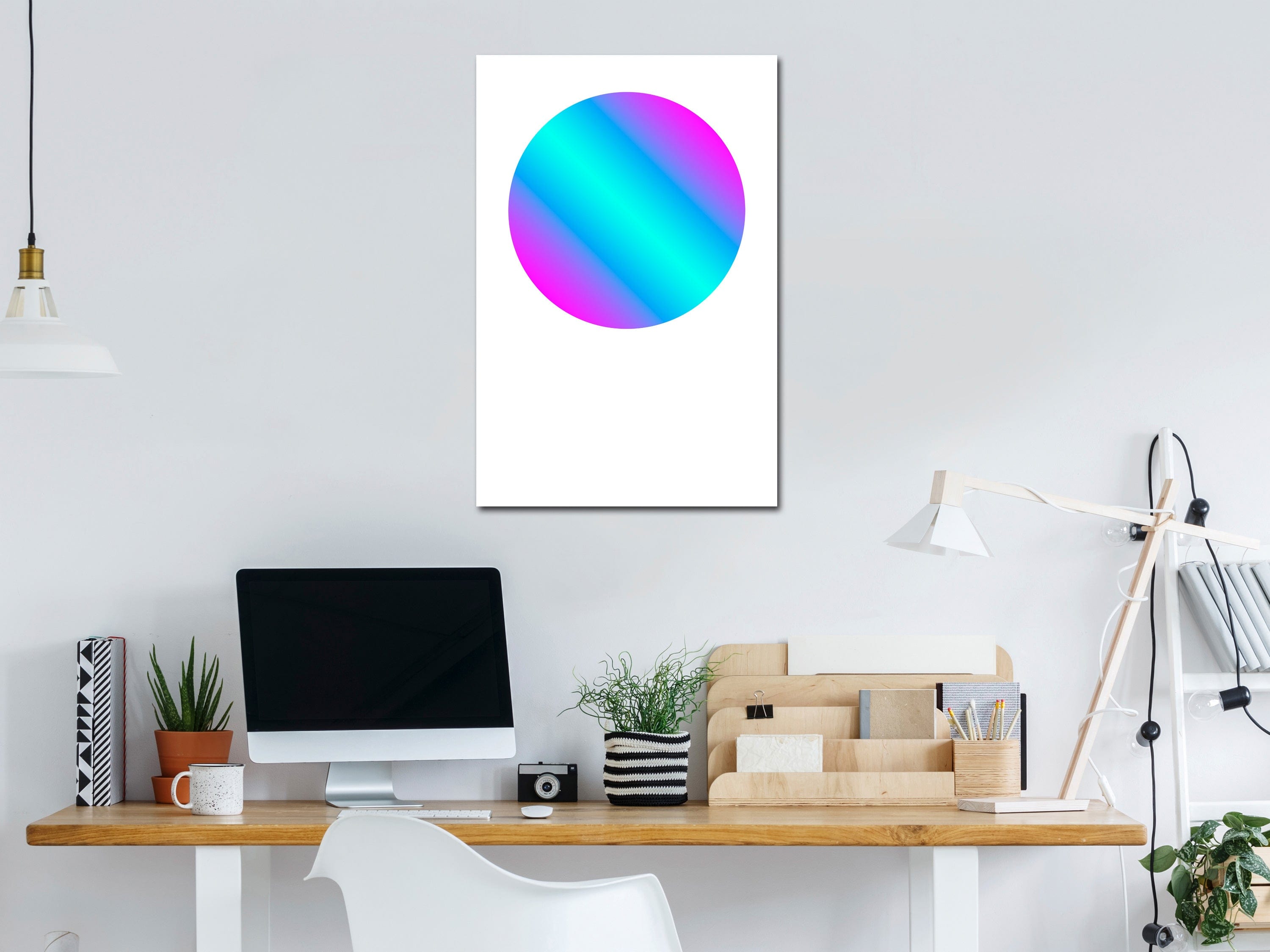 Glezna - Circle Gradient (1 Part) Vertical Home Trends