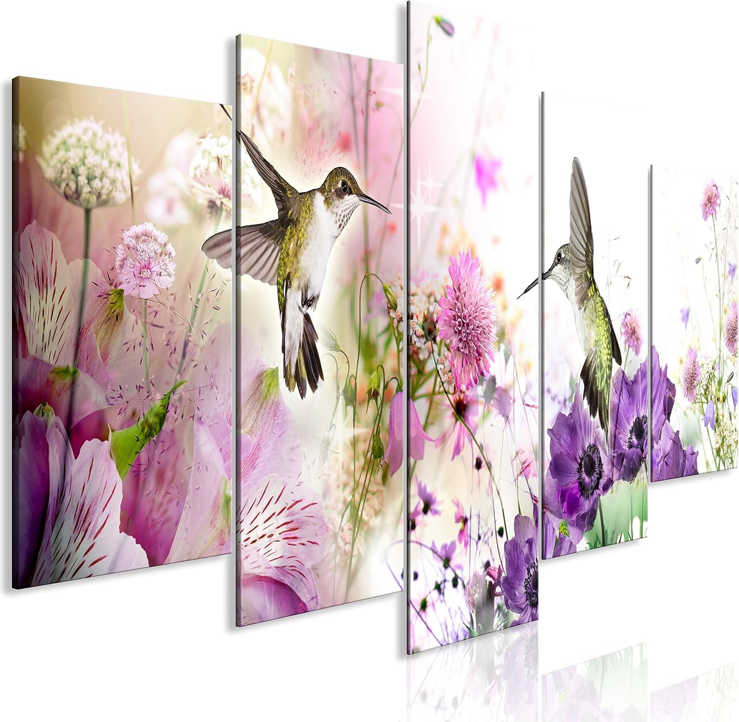 Kanva - Colourful Nature, (5 daļas) 225x100 Home Trends