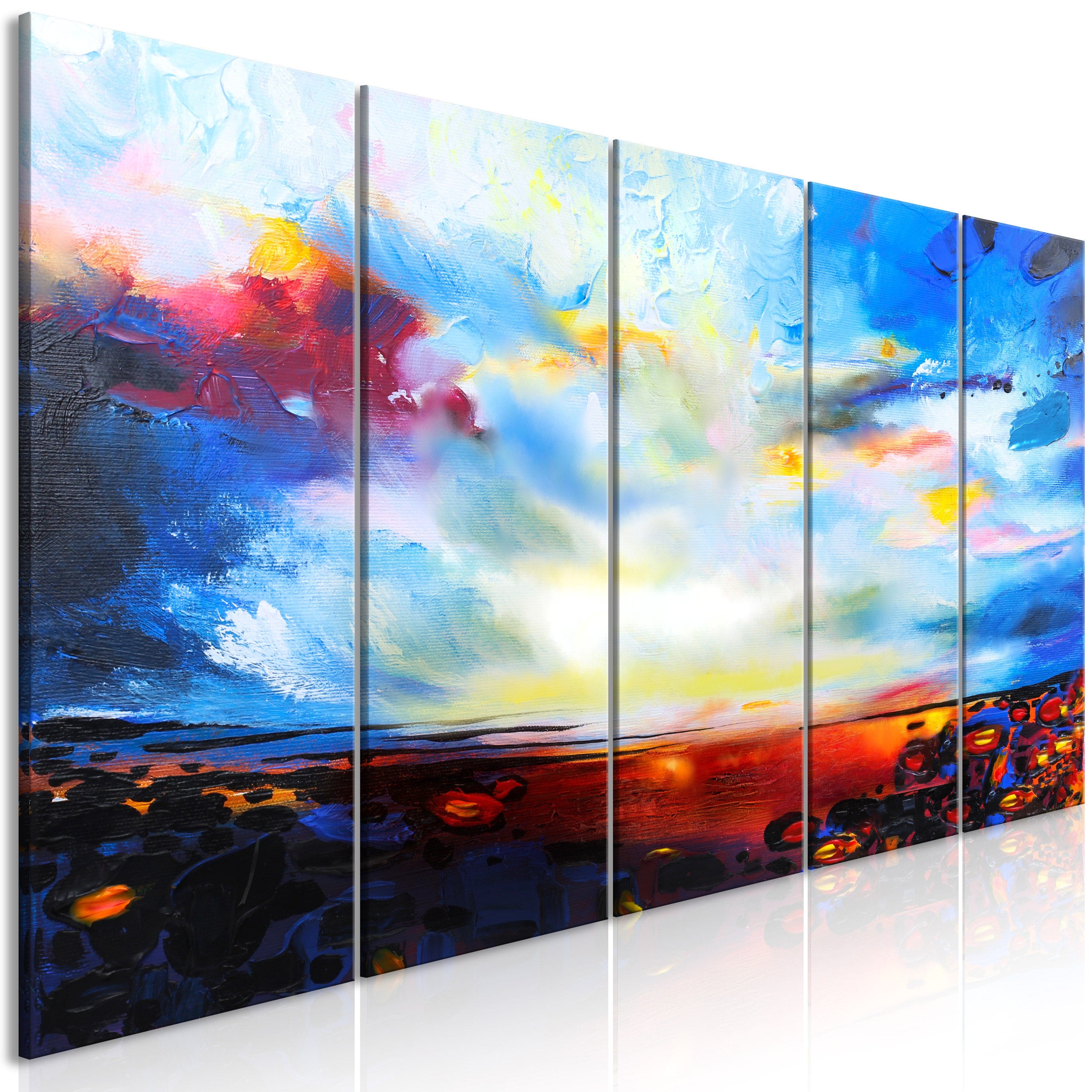 Glezna - Colourful Sky (5 Parts) Narrow Home Trends