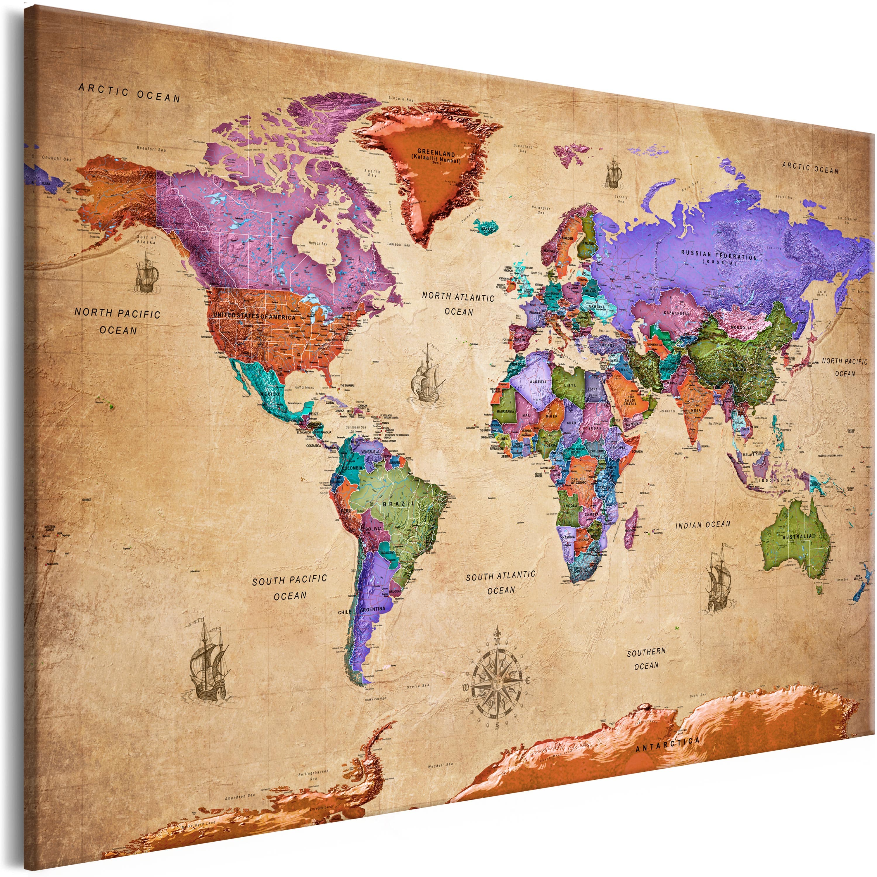 Glezna - Colourful Travels (1 Part) Wide Home Trends