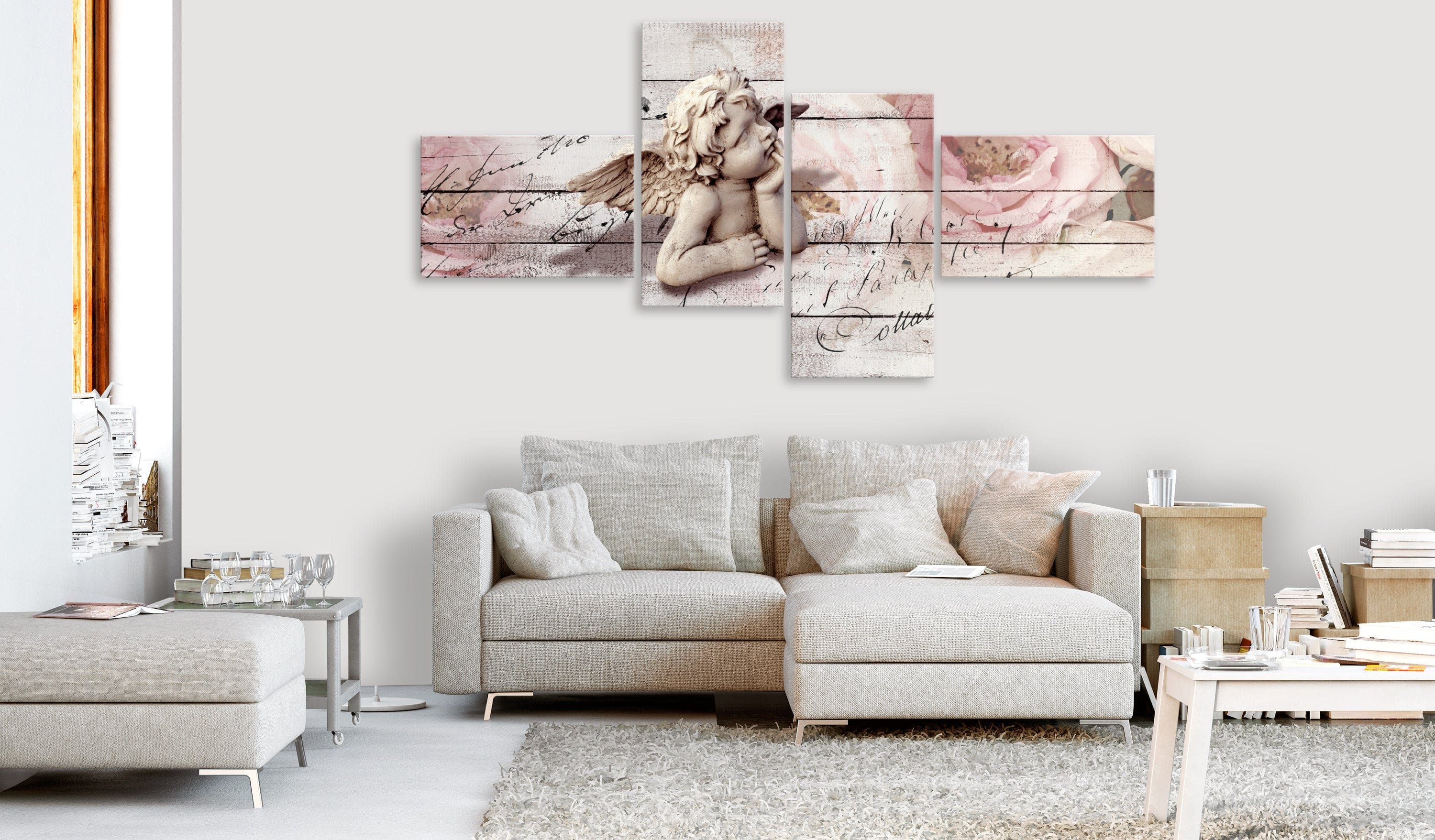 Glezna - Contemplation (4 Parts) 200x100 Home Trends