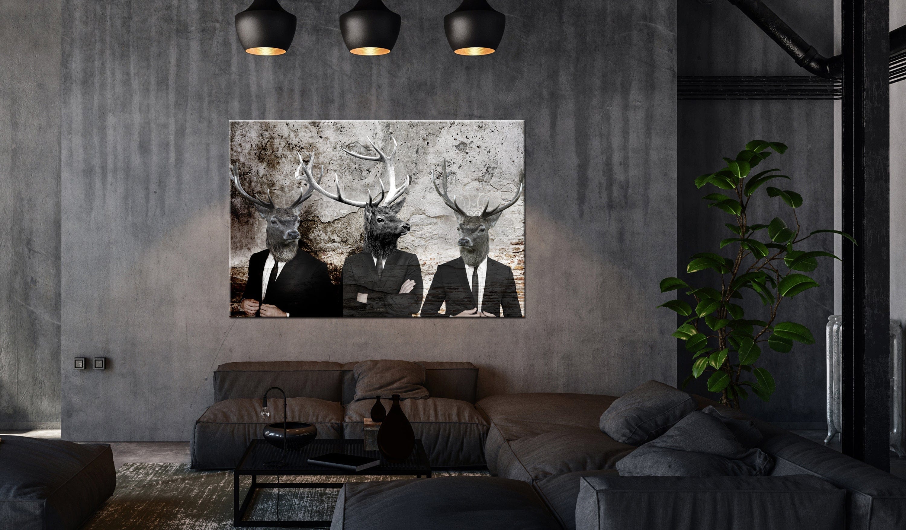 Glezna - Deer in Suits Home Trends