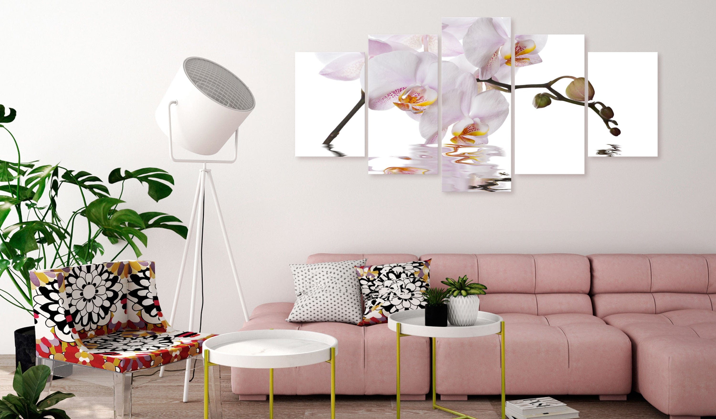 Glezna - Delightful Orchid (5 Parts) Wide Home Trends