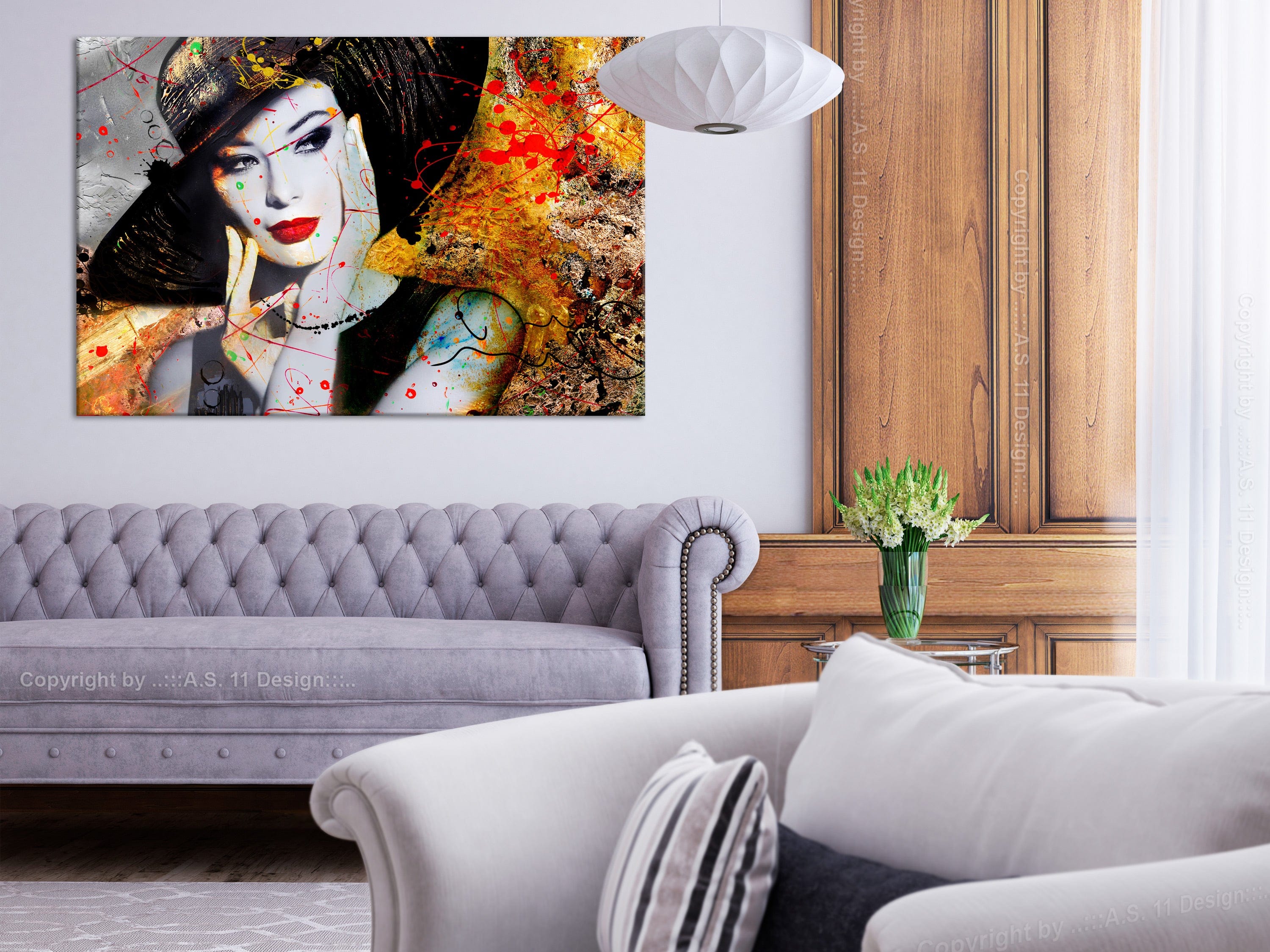 Glezna - Elegant Lady (1 Part) Wide Home Trends