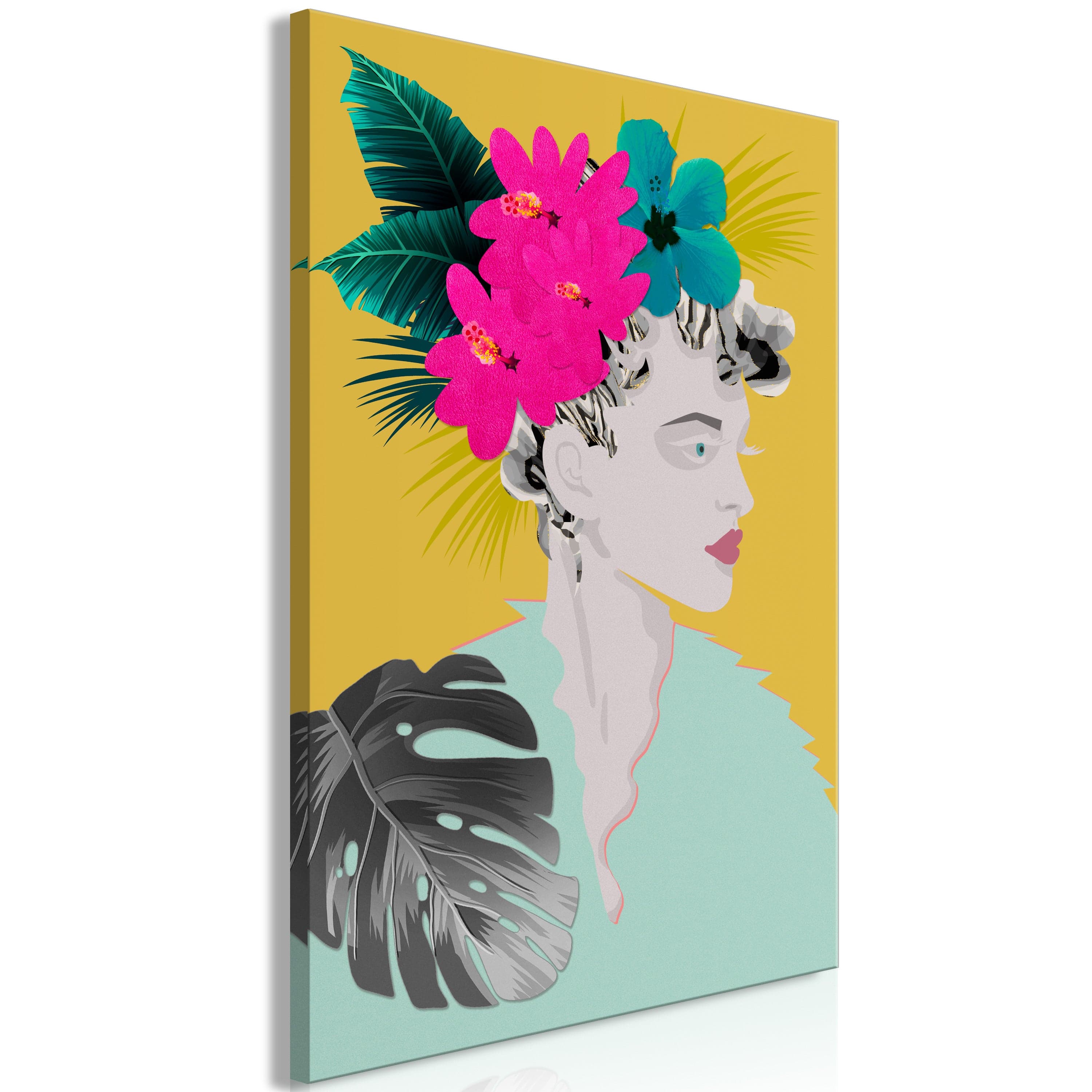 Glezna - Flowers In The Hair (1 Part) Vertical Home Trends