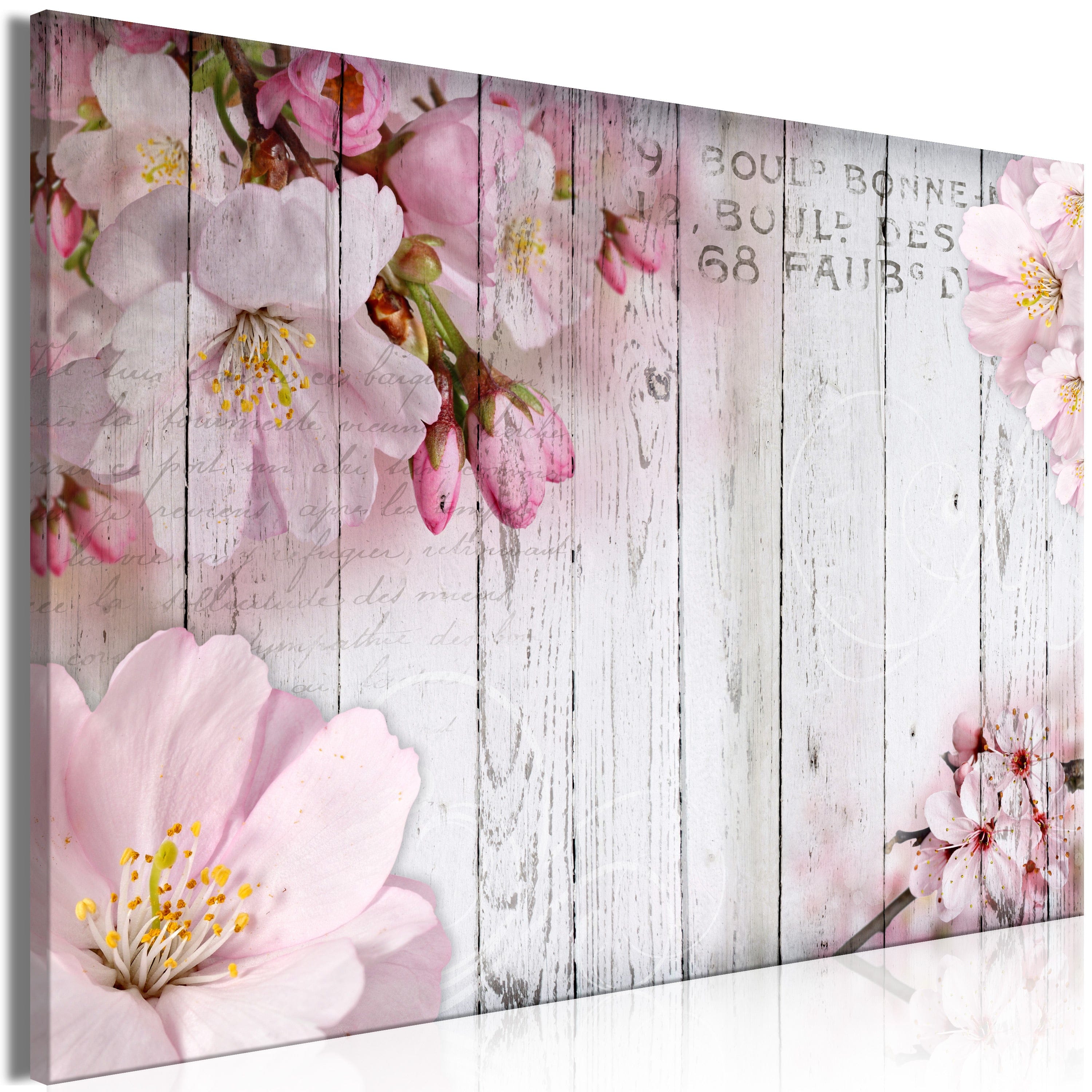 Glezna - Flowers on Boards (1 Part) Wide Home Trends