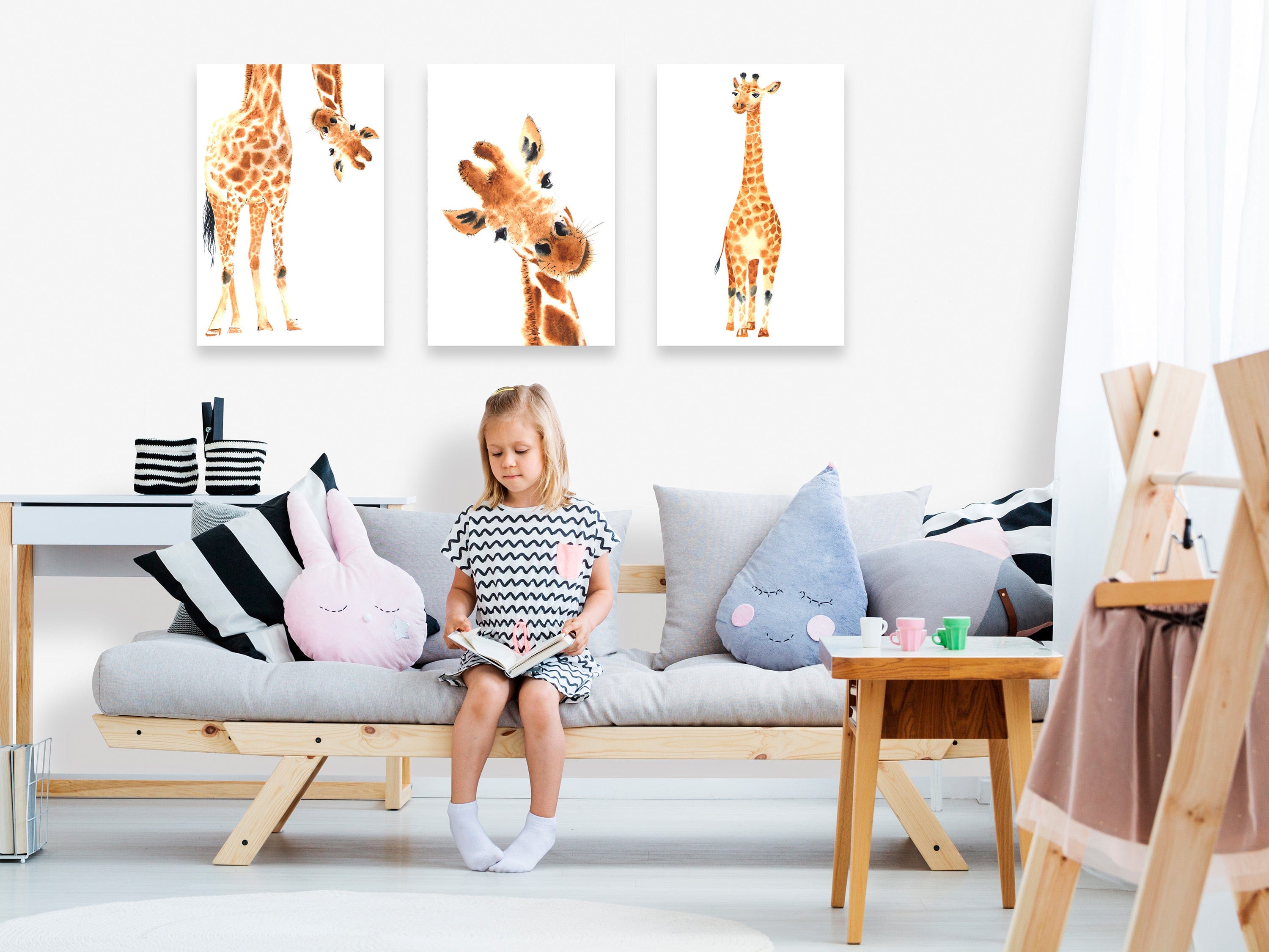 Glezna - Funny Giraffes (3 Parts) Home Trends