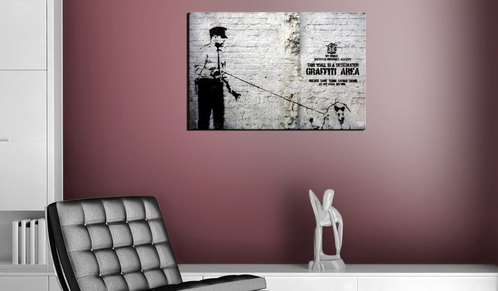 Glezna - Graffiti Area (Police and a Dog) by Banksy Home Trends