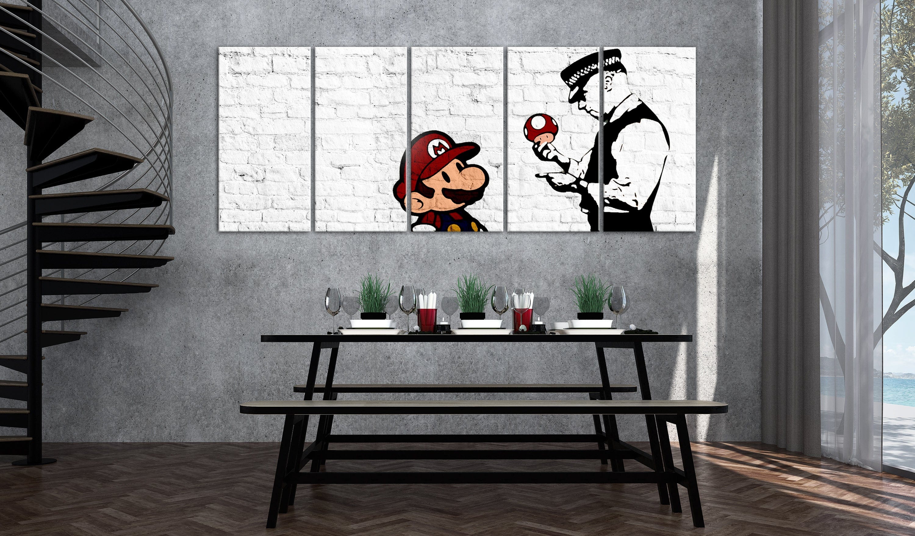 Glezna - Graffiti on Brick Home Trends