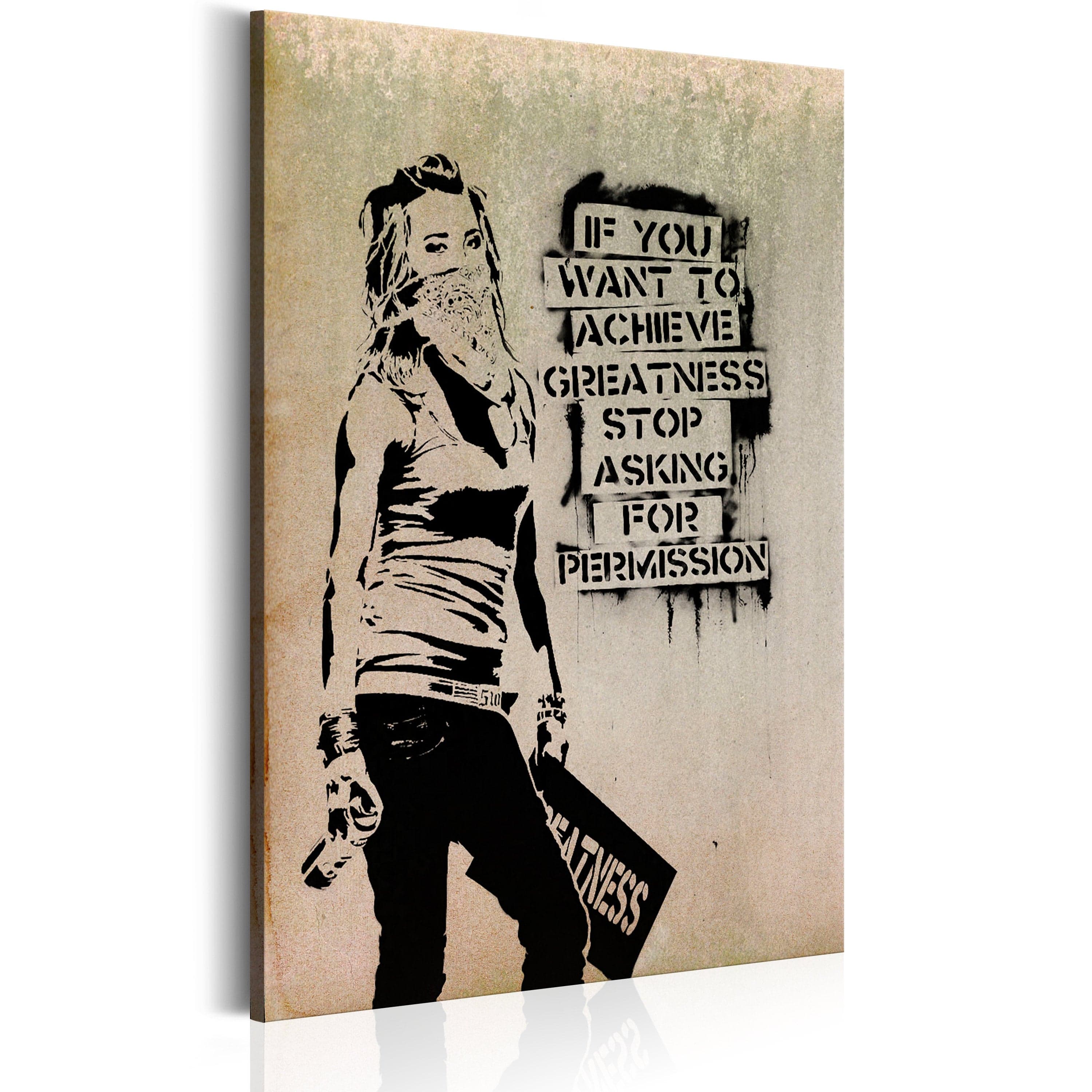 Glezna - Graffiti Slogan by Banksy Home Trends
