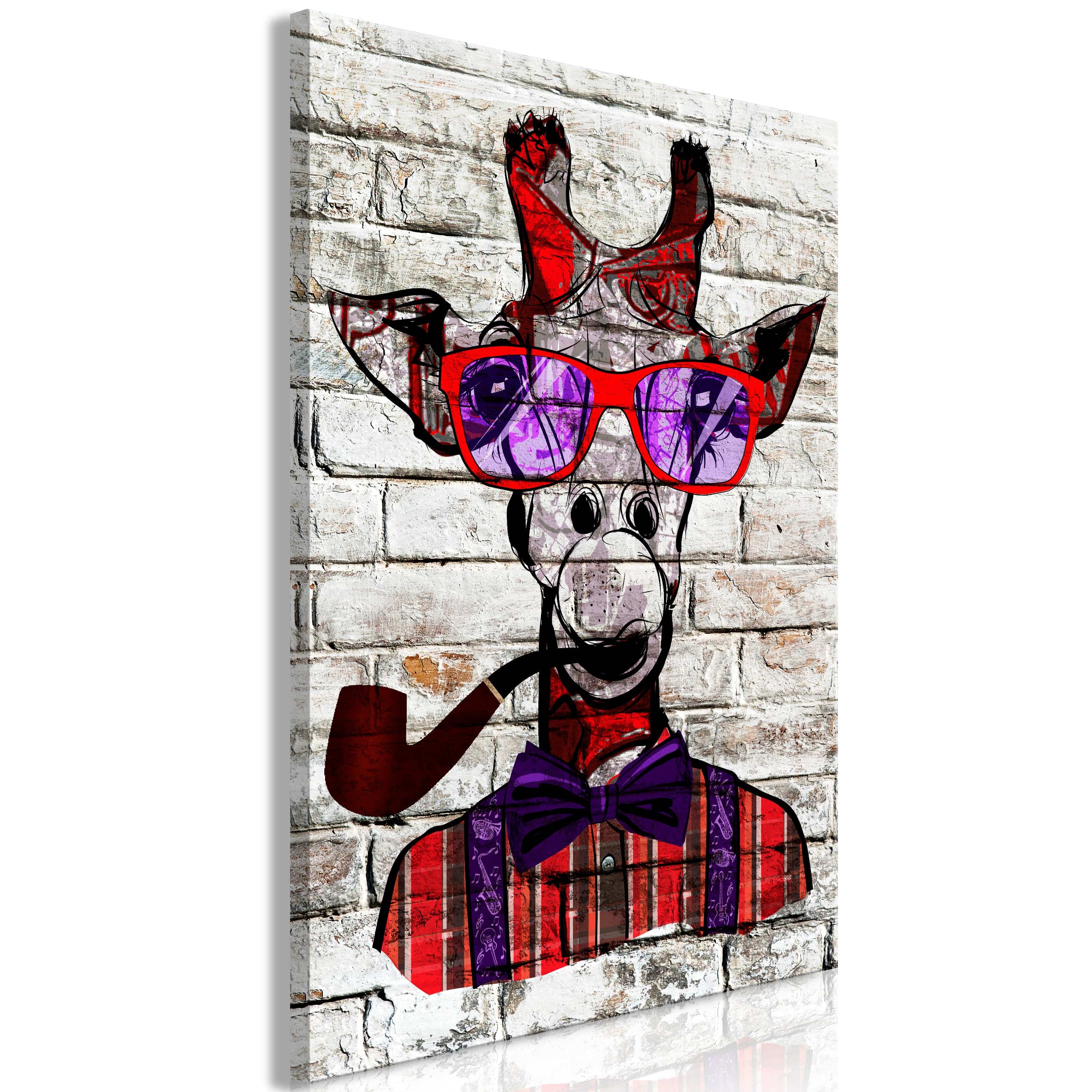 Glezna - Hipster Giraffe (1 Part) Vertical Home Trends