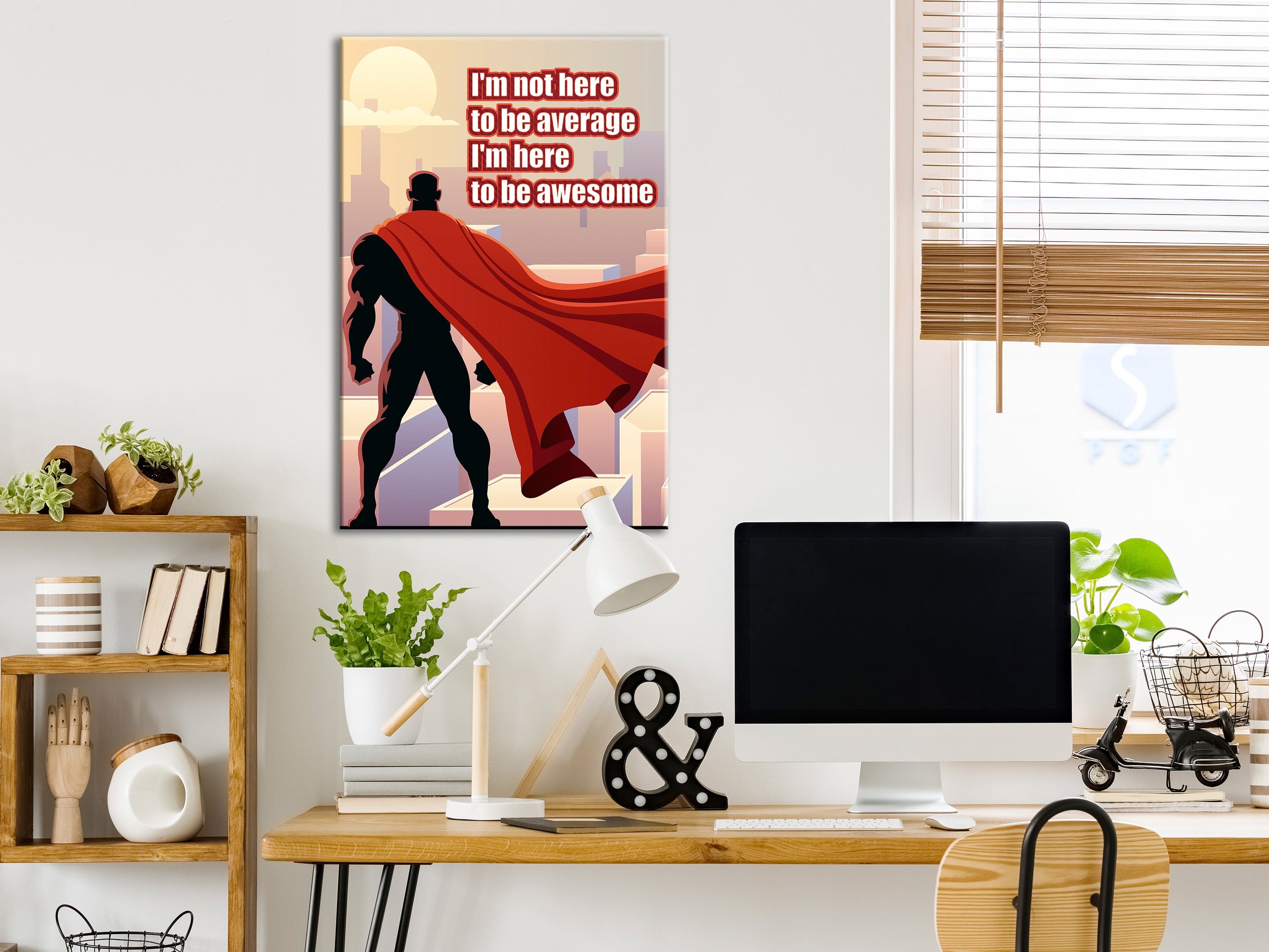Glezna - I'm Not Here To Be Average (1 Part) Vertical Home Trends