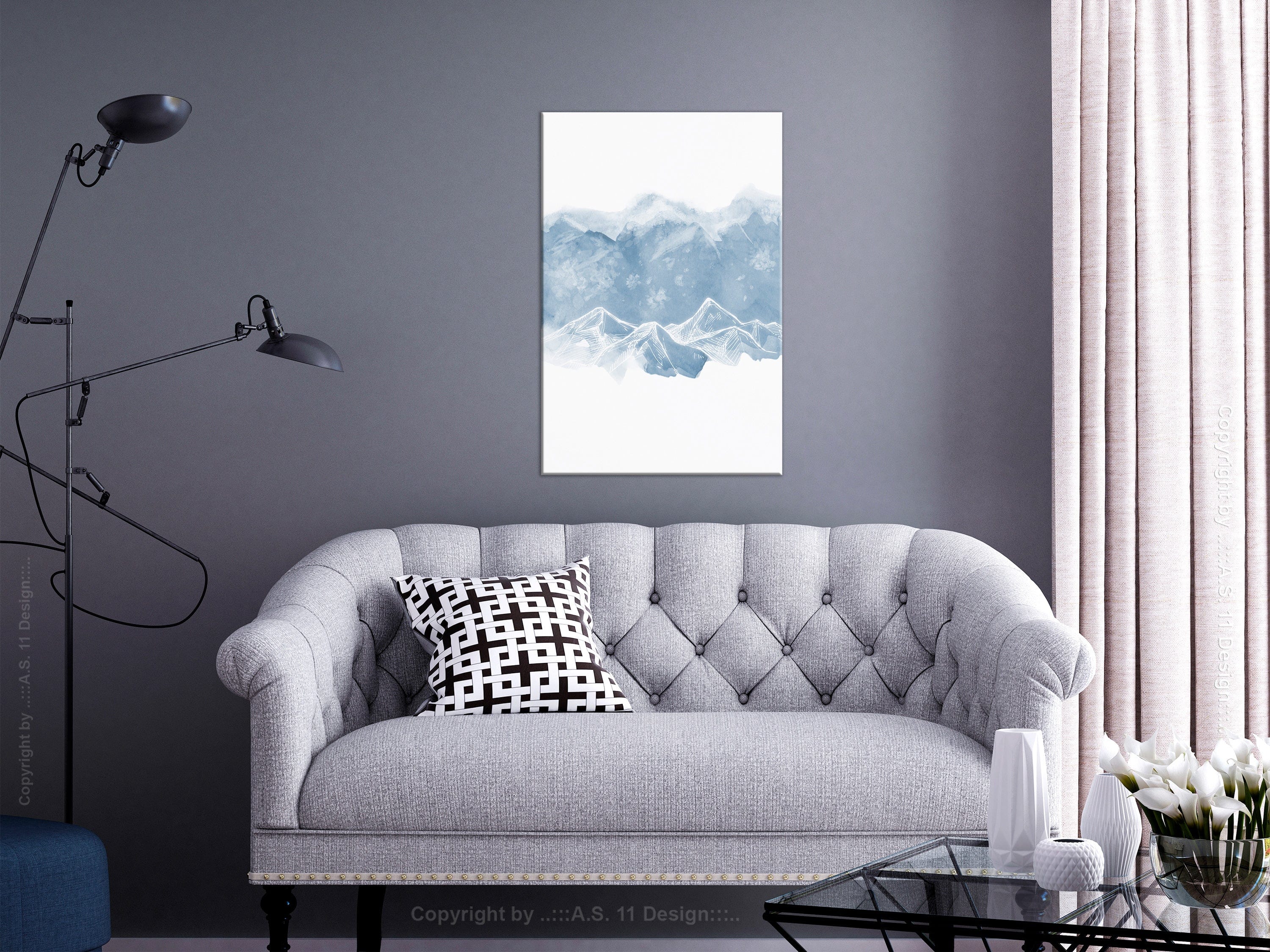 Glezna - Ice Land (1 Part) Vertical Home Trends