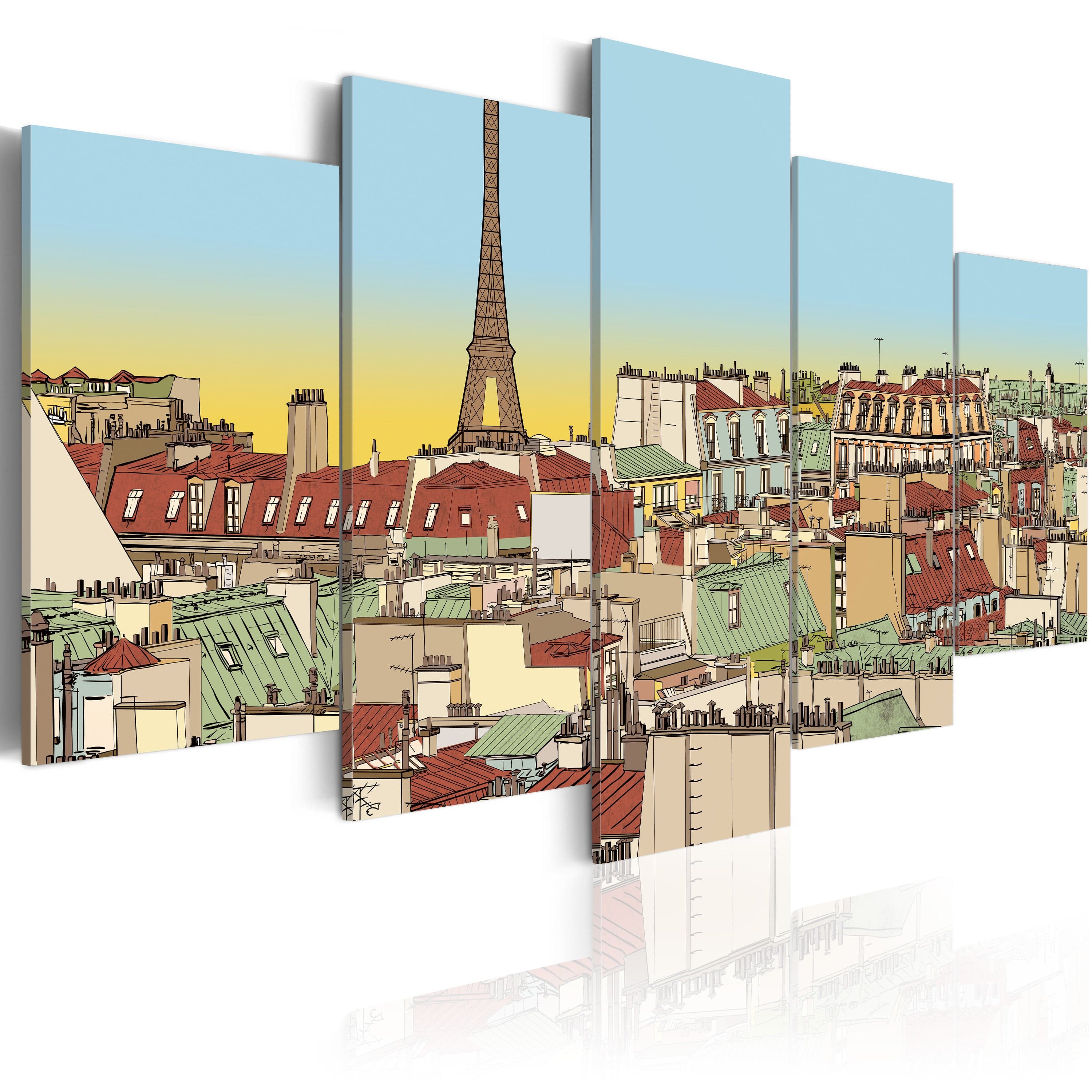 Glezna - Idyllic parisian picture Home Trends