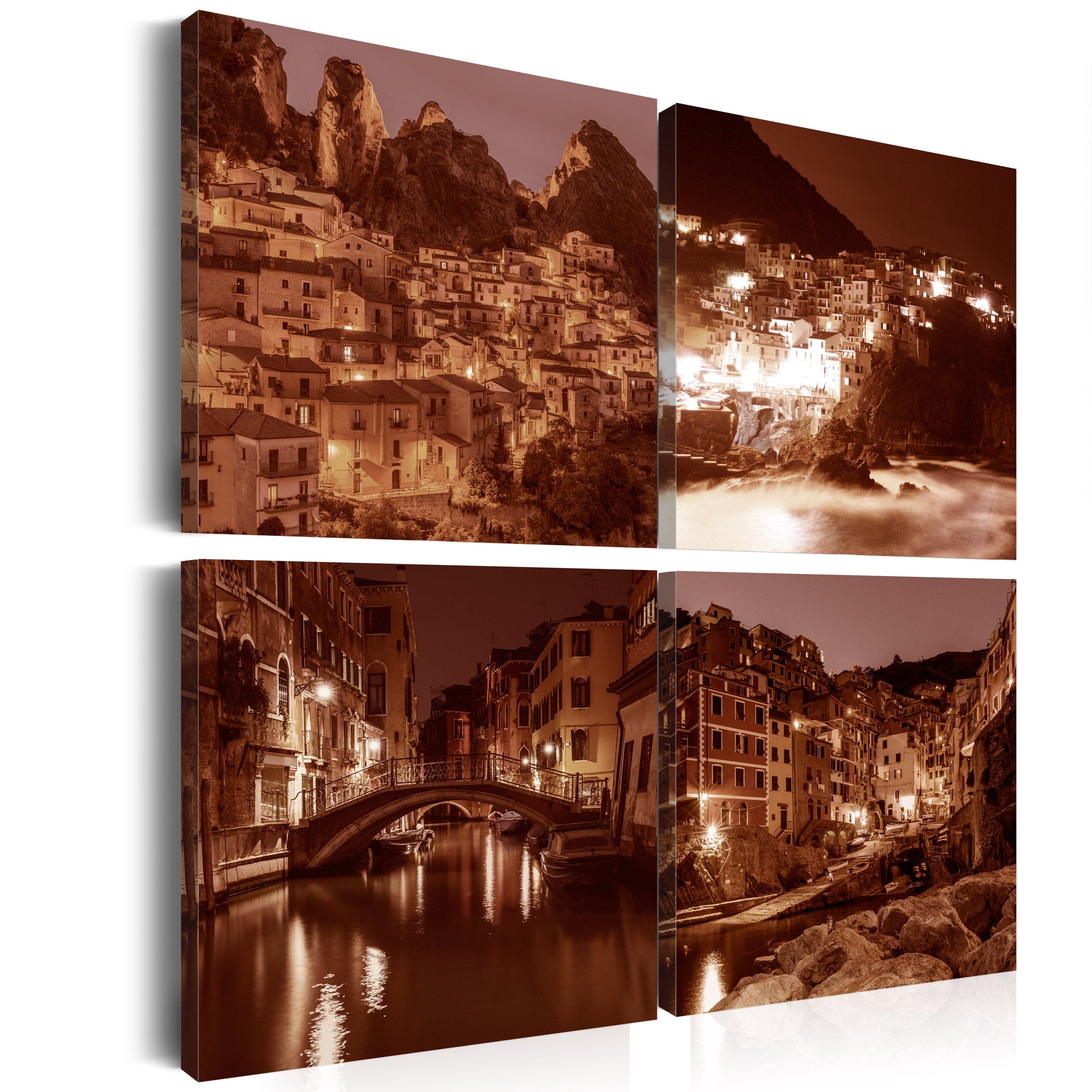 Glezna - Italian Towns (Sepia) Home Trends