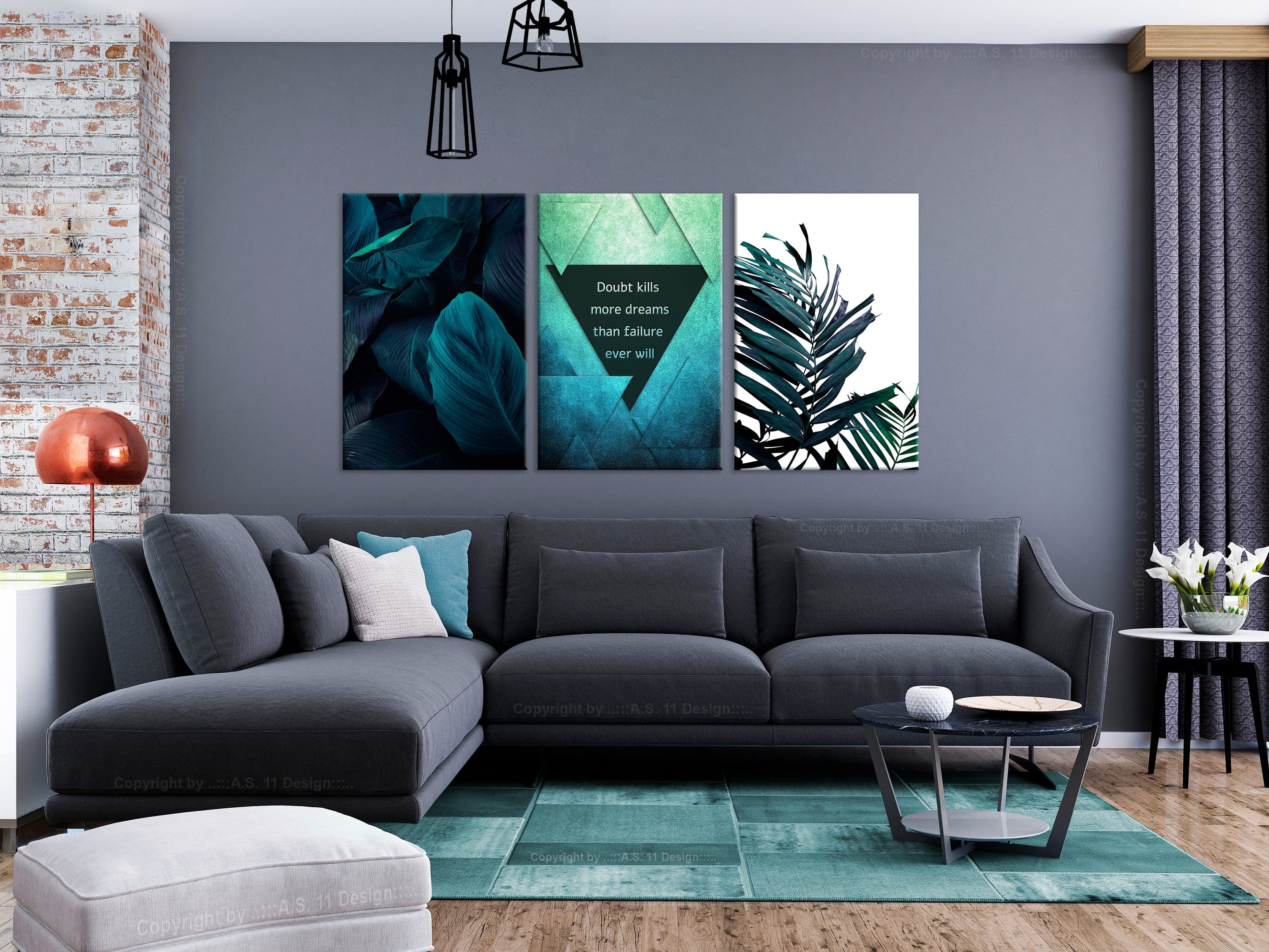 Glezna - Jungle Dreams (3 Parts) 120x60 Home Trends
