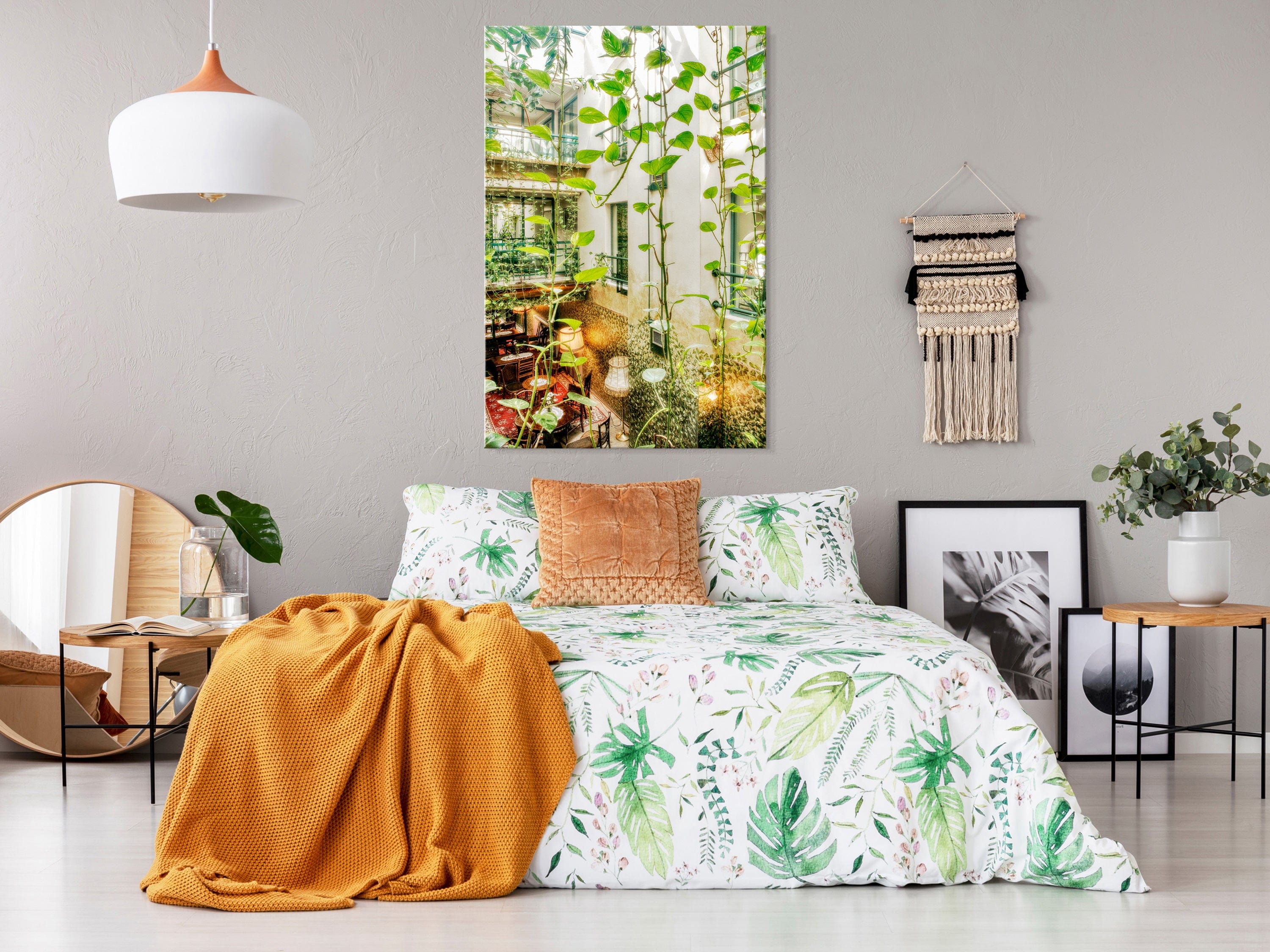 Glezna - Krakovas kafejnīca ar efeju (1 daļa) Vertikāla Home Trends