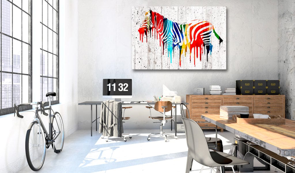 Glezna - Krāsaina zebra Home Trends