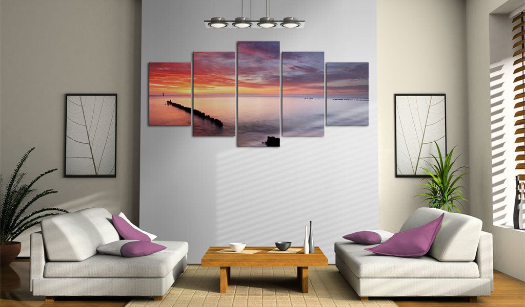 Glezna - Krāsu spēle pie jūras Home Trends
