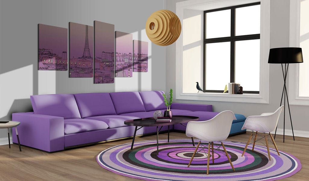 Glezna - Lavender sunrise over Paris Home Trends