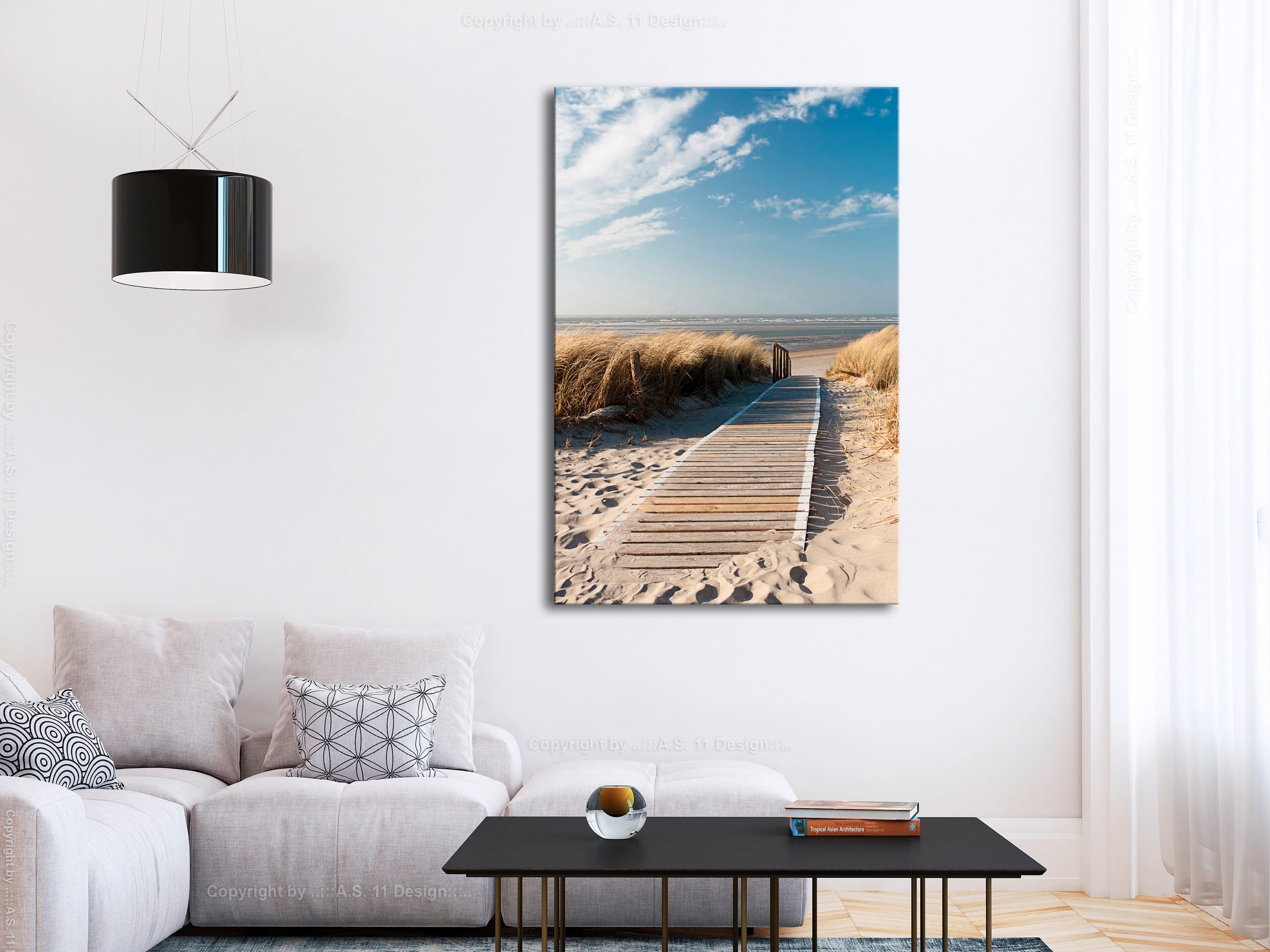 Glezna - Lonely Beach (1 Part) Vertical Home Trends