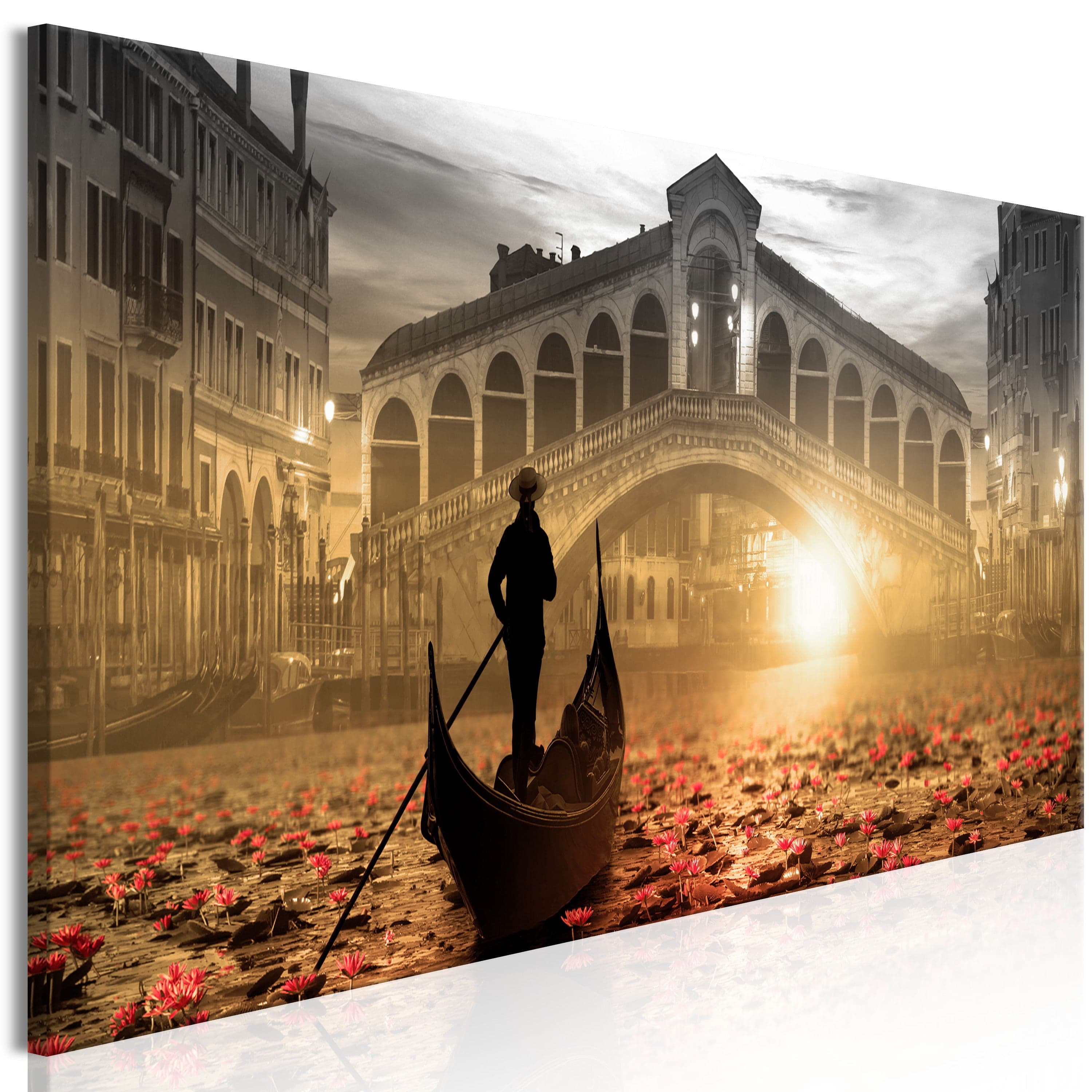 Glezna - Magic Venice (1 Part) Narrow Orange Home Trends