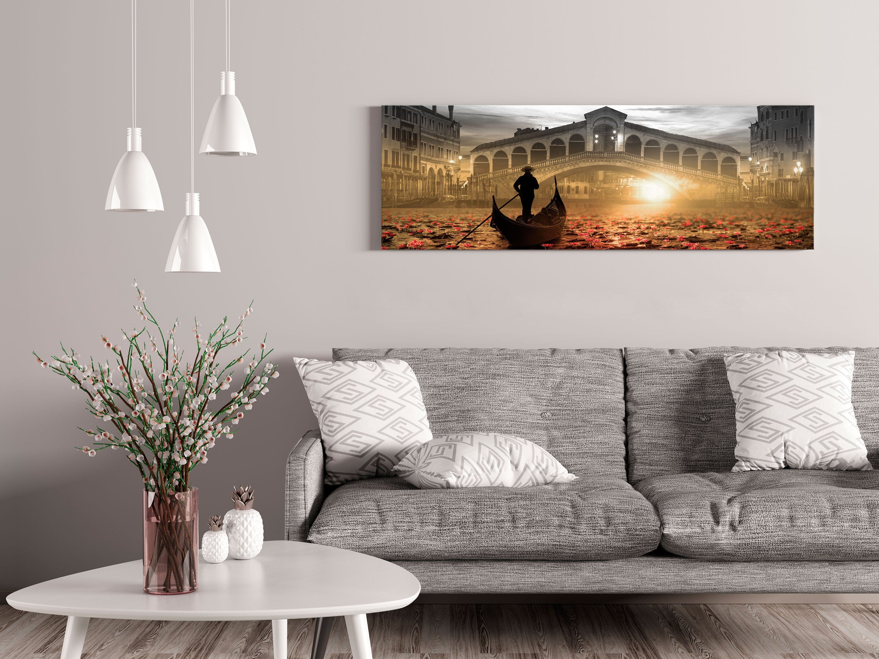 Glezna - Magic Venice (1 Part) Narrow Orange Home Trends