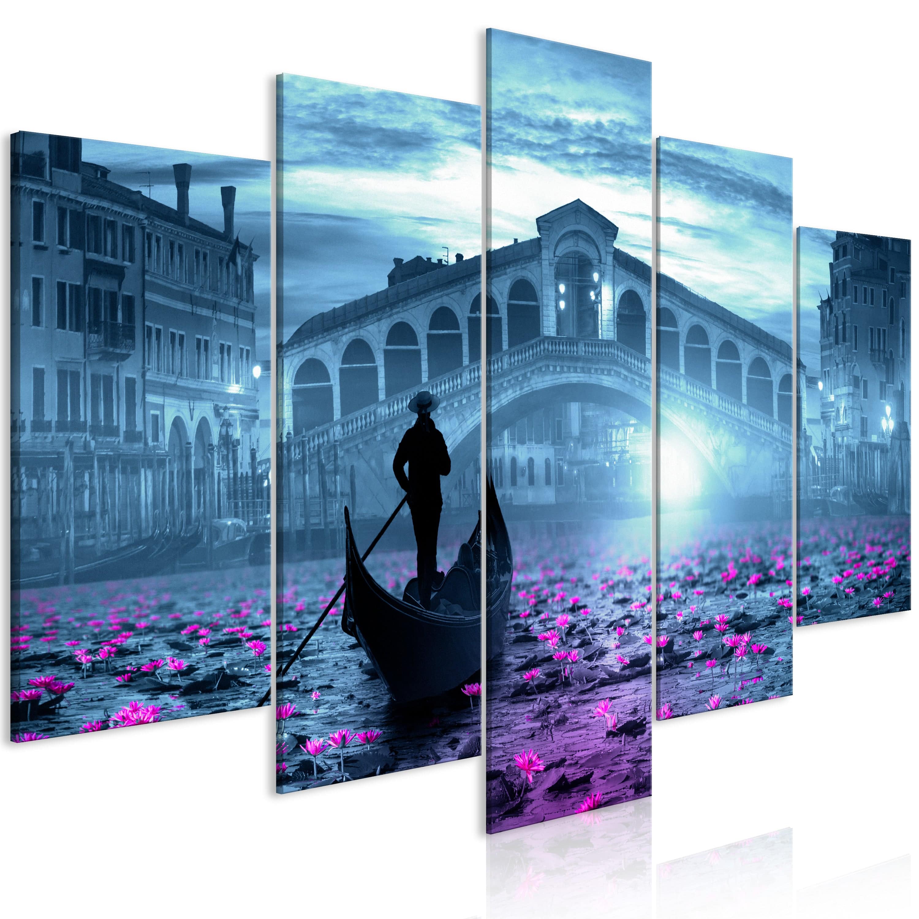 Glezna - Magic Venice (5 Parts) Wide Blue Home Trends