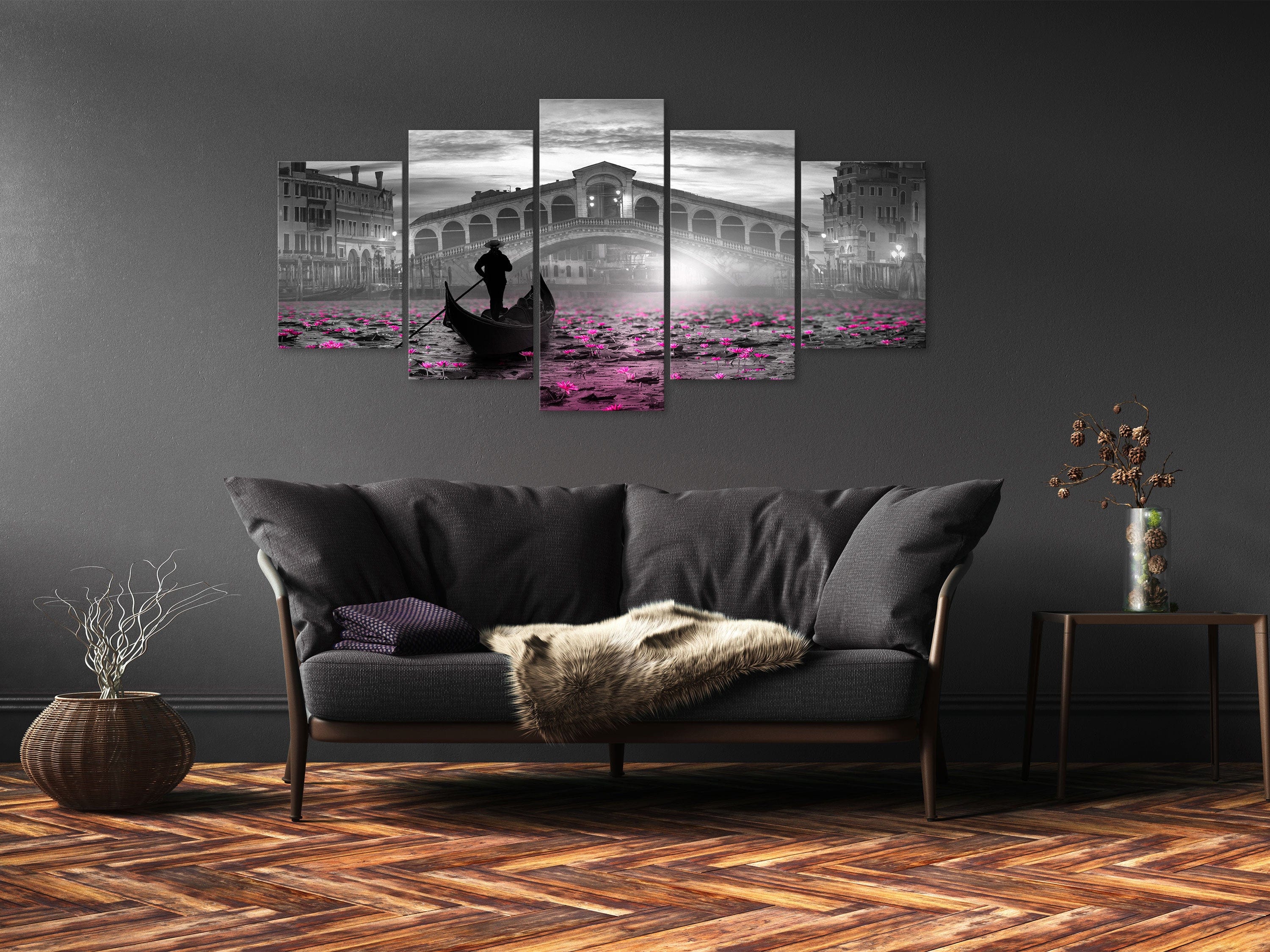 Glezna - Magic Venice (5 Parts) Wide Grey Home Trends