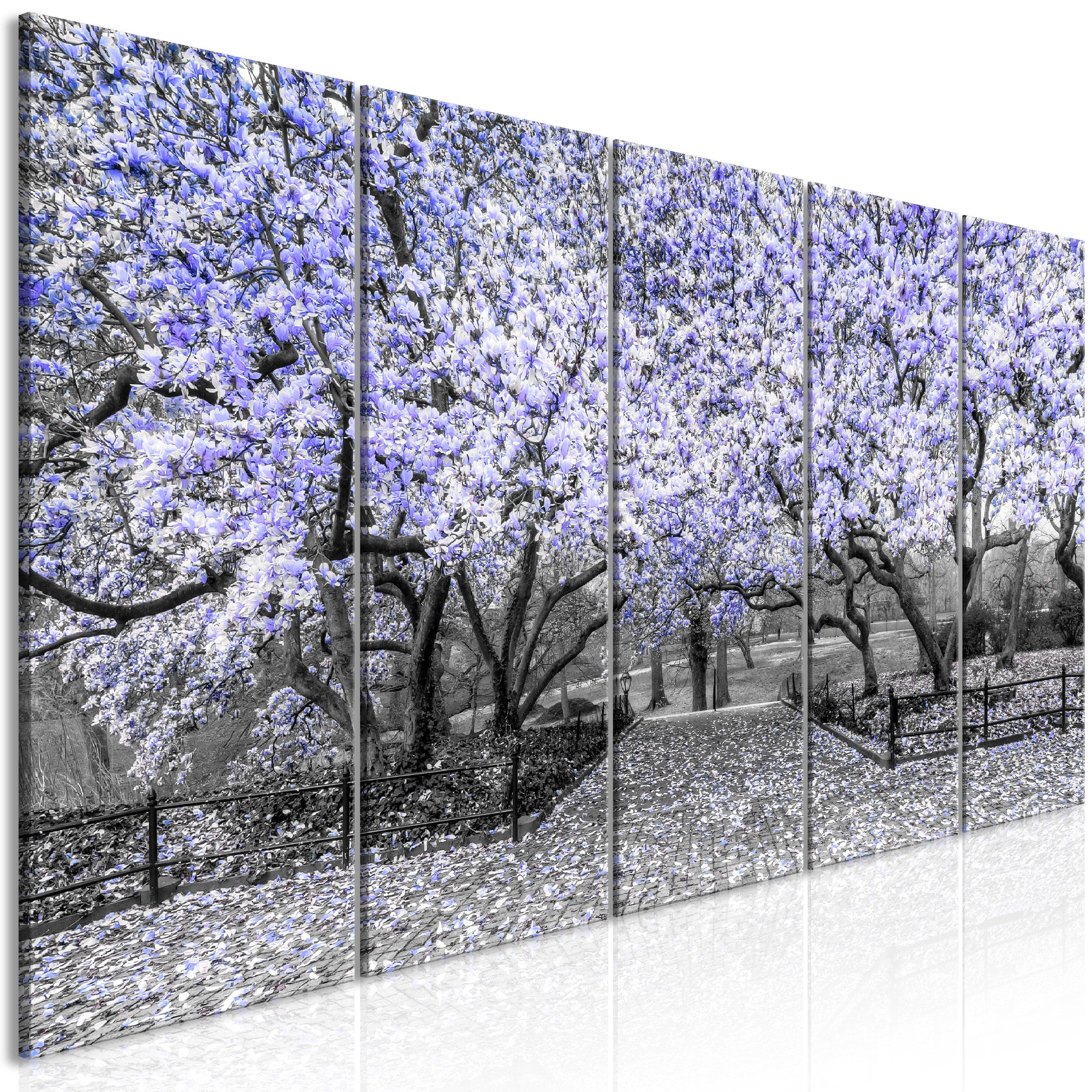 Glezna - Magnolia Park (5 Parts) Narrow Violet Home Trends