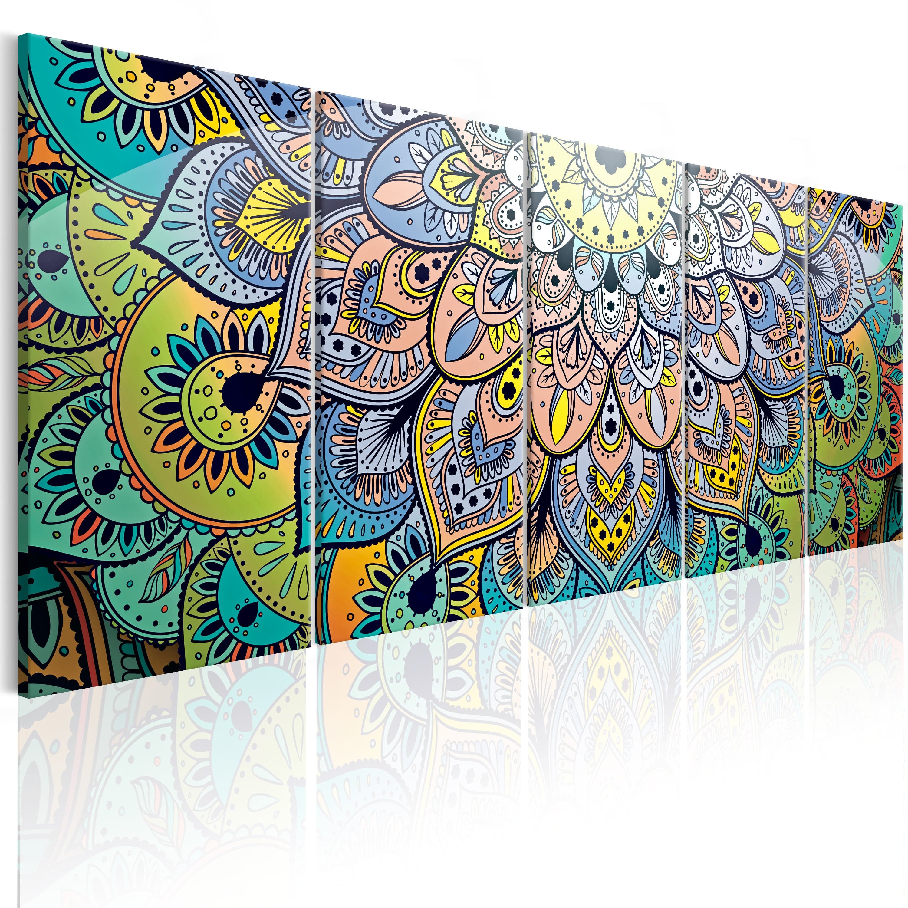 Glezna - Mandala_ Peacock's Tail Home Trends