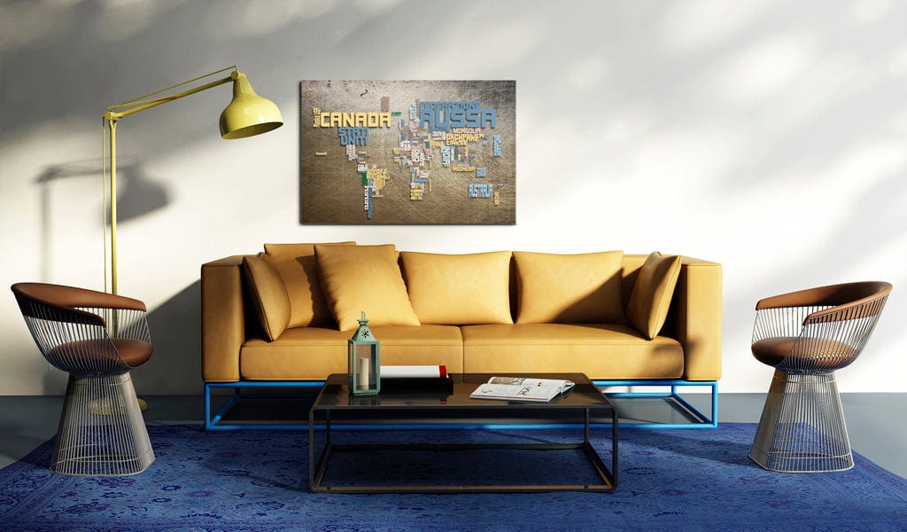 Glezna - Map of the World (Italian language) Home Trends