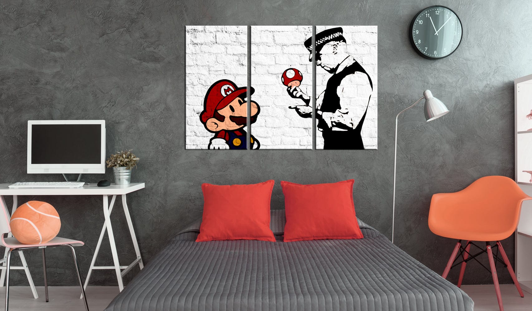 Glezna - Mario Bros (Banksy) Home Trends