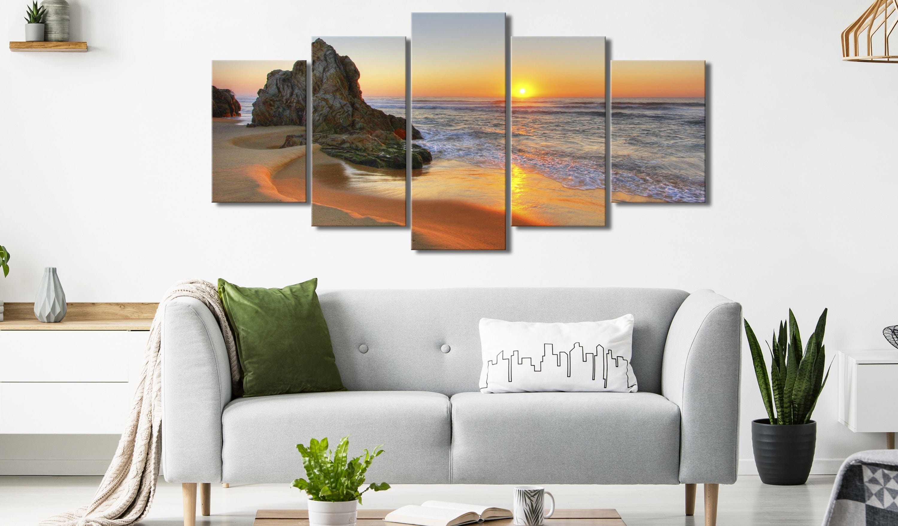 Glezna - Meeting at Sunset (5 Parts) Wide Home Trends