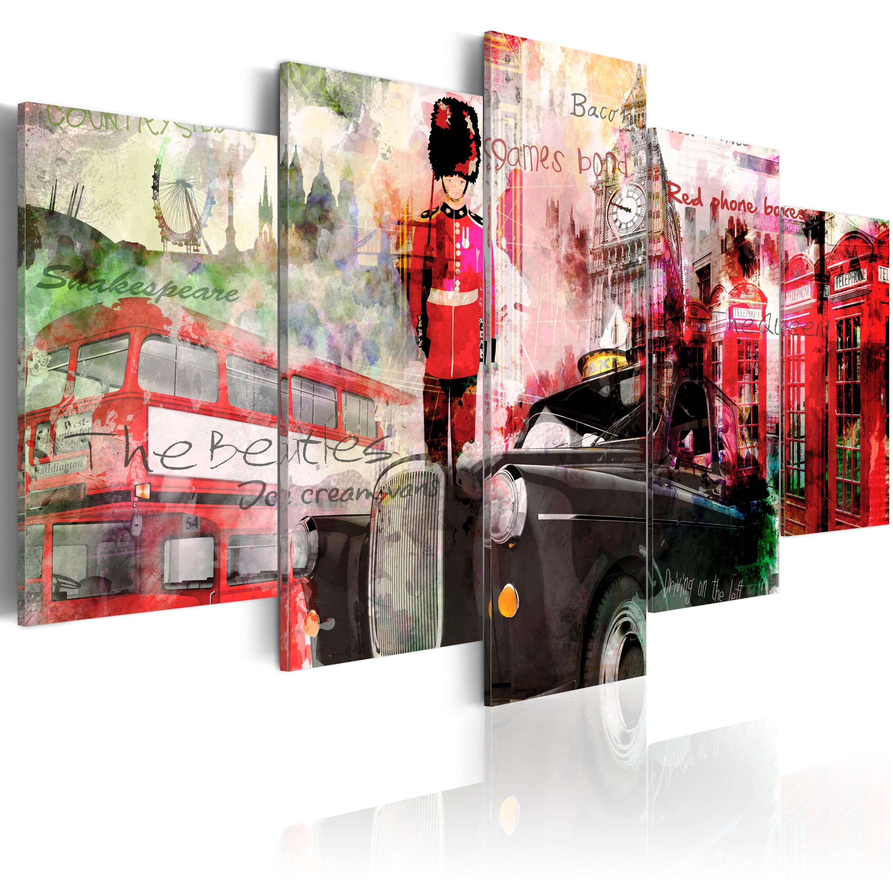 Glezna - Memories from London - 5 pieces Home Trends