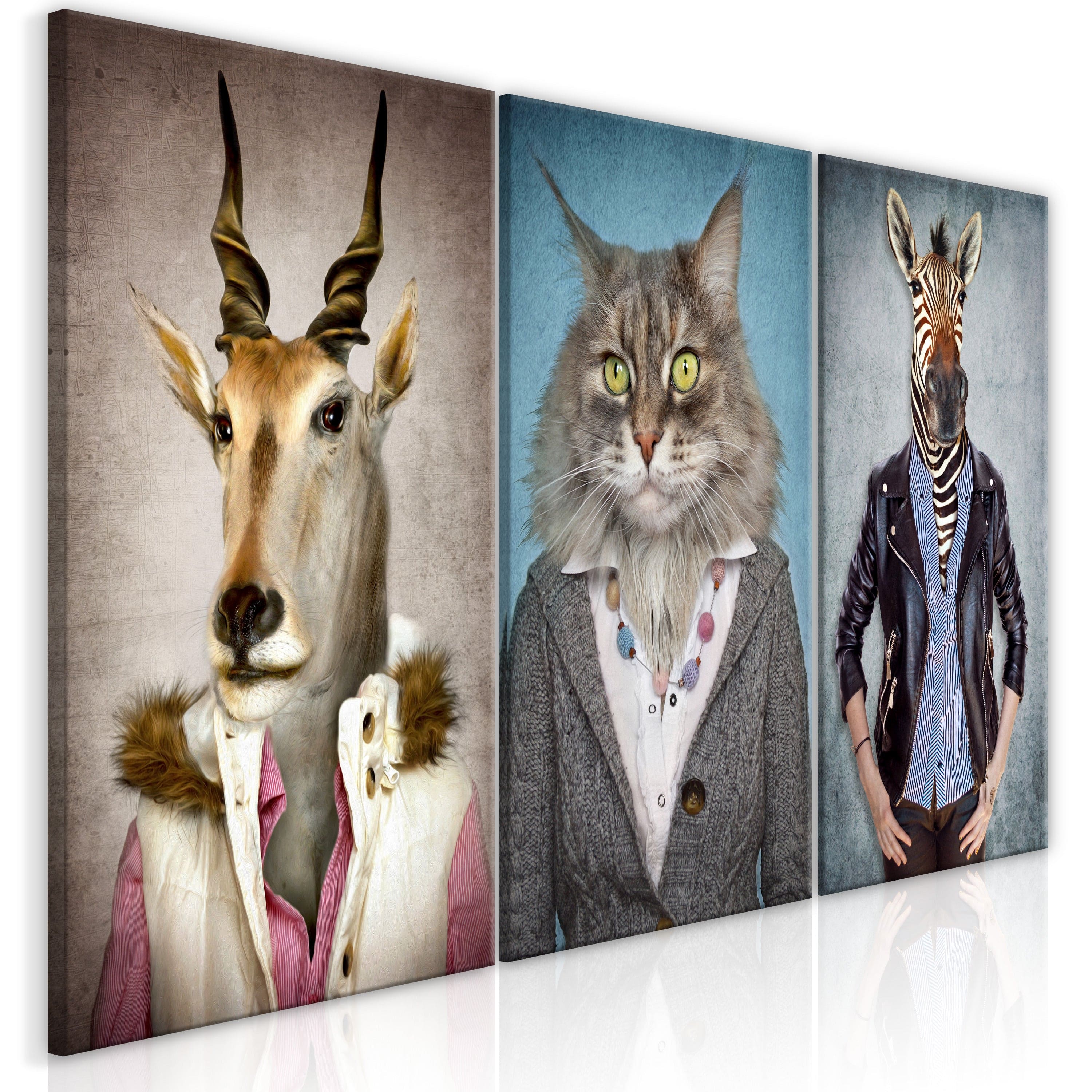 Glezna - Menagerie (3 Parts) 120x60 Home Trends