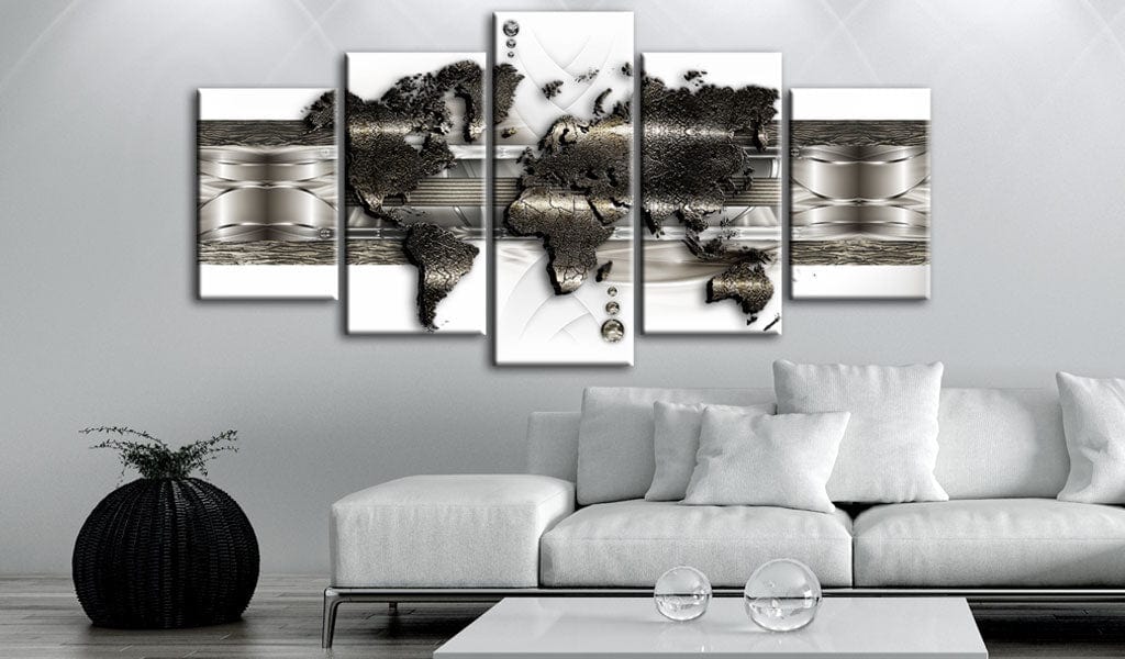 Glezna - Metal World Map II Home Trends