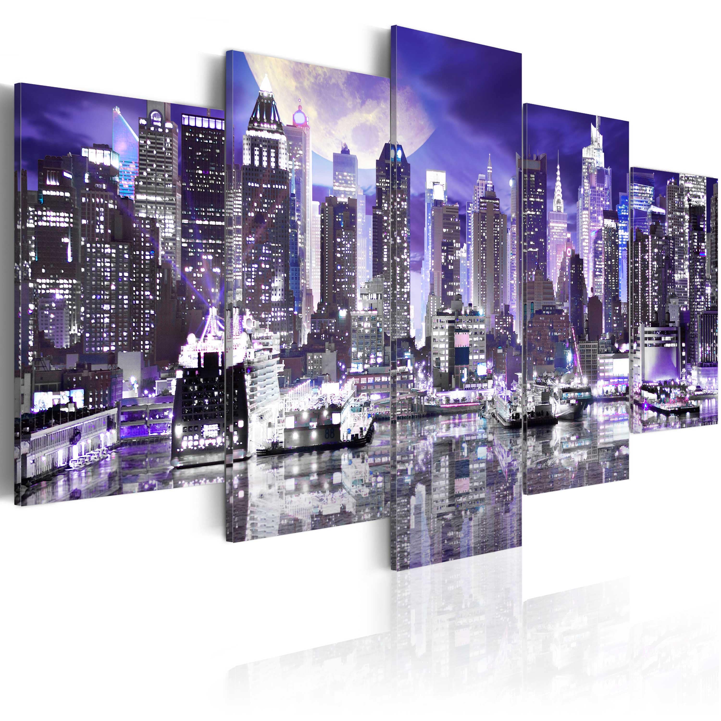 Glezna - Moonlit night in New York City Home Trends