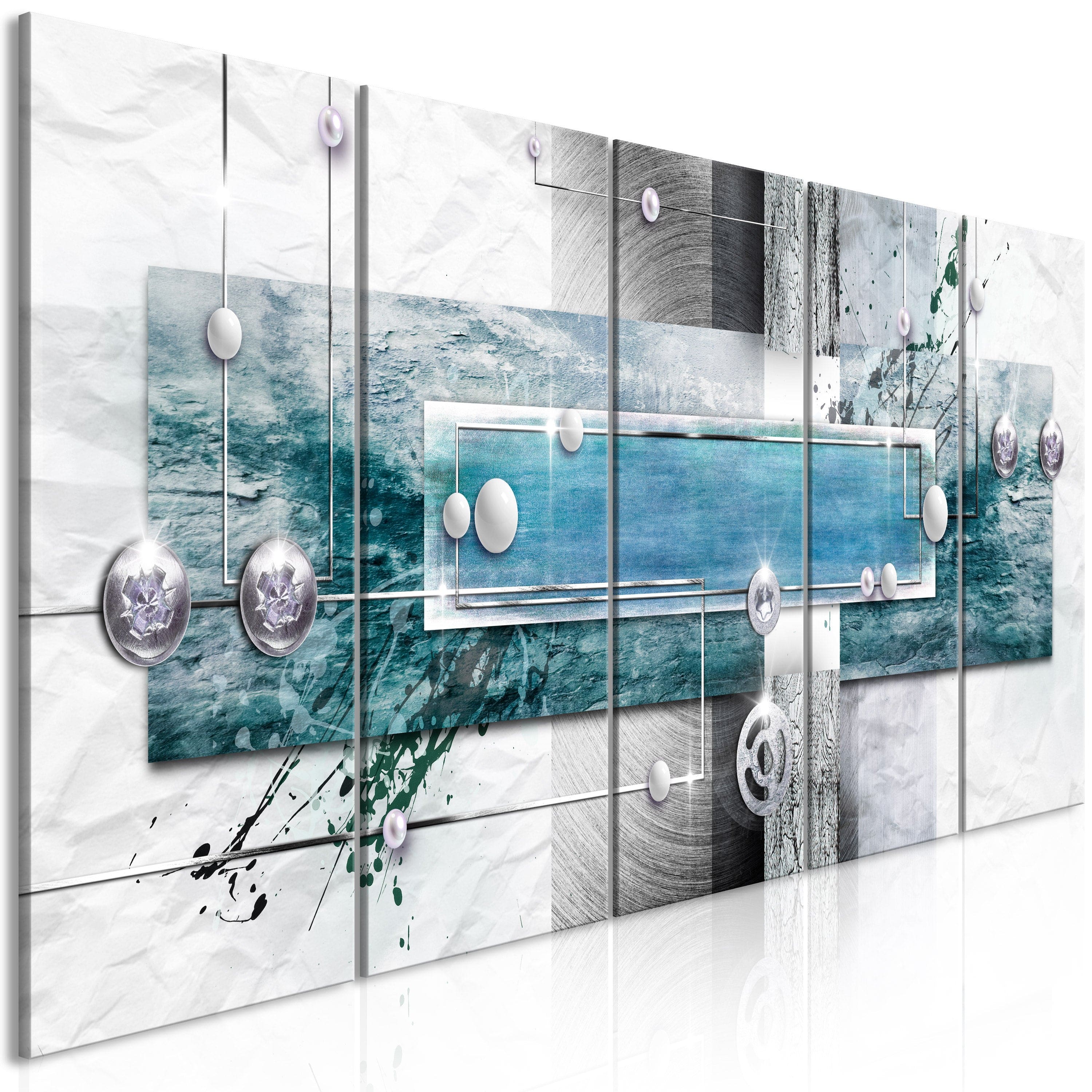 Glezna - Mysterious Mechanism (5 Parts) Narrow Blue Home Trends