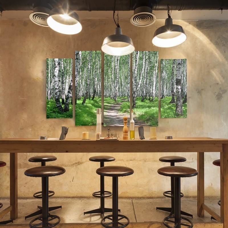 Kanva no 5 daļām - Birch Forest 2 Home Trends DECO