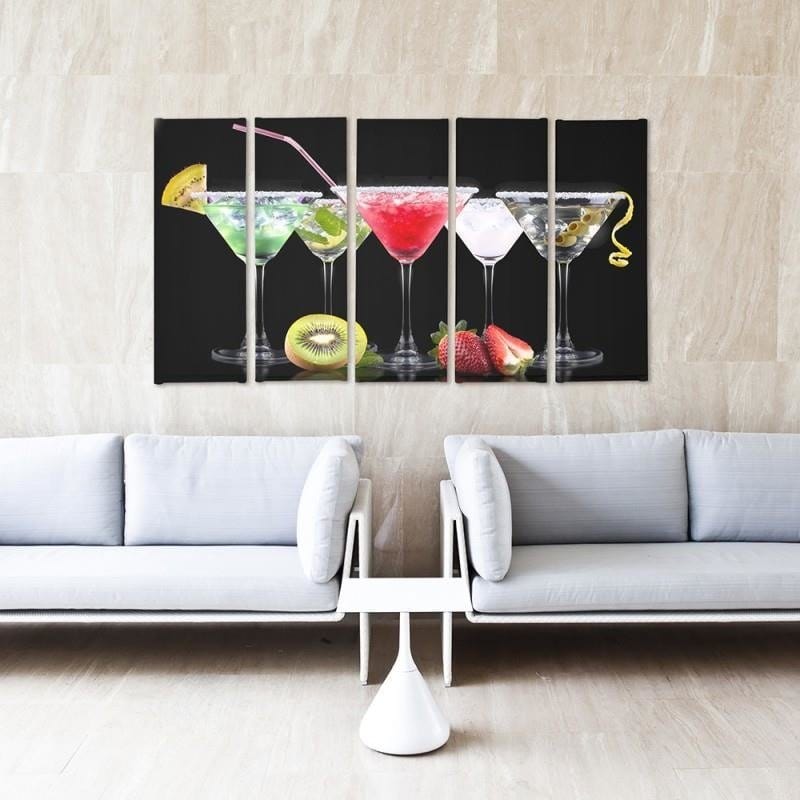 Kanva no 5 daļām - Drinks And Fruits 2 Home Trends DECO