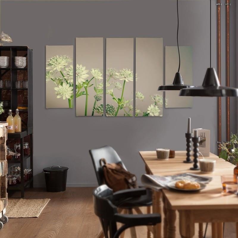 Kanva no 5 daļām - Green Clover Home Trends DECO